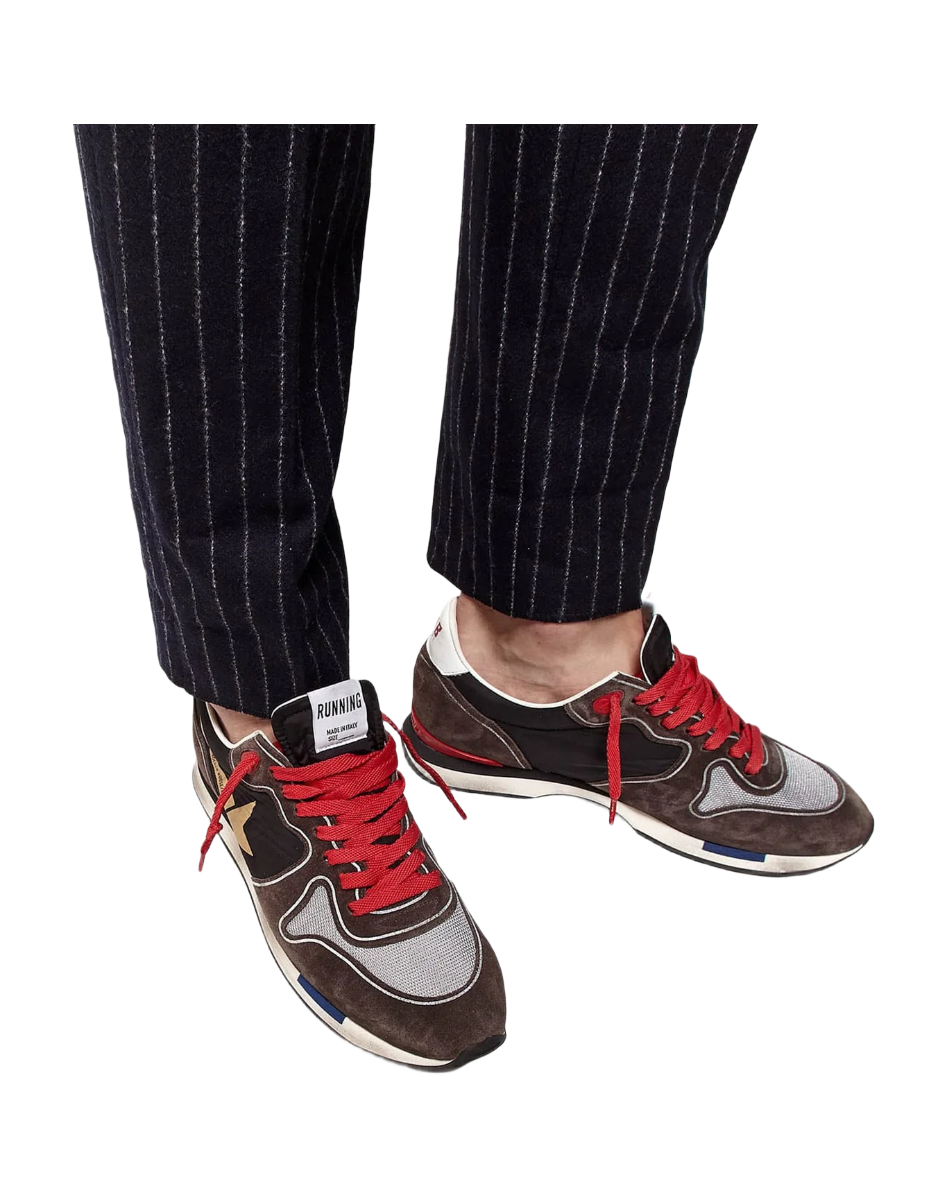 Men | Running Sneakers Suede with Nylon & Mesh Insert (V1) - Image 4