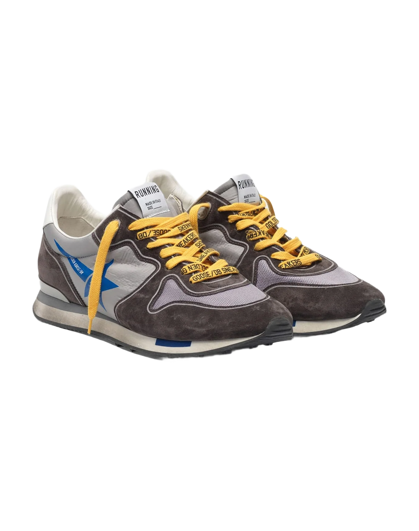 Men | Running Sneakers Suede with Nylon & Mesh Insert (V2) - Image 2