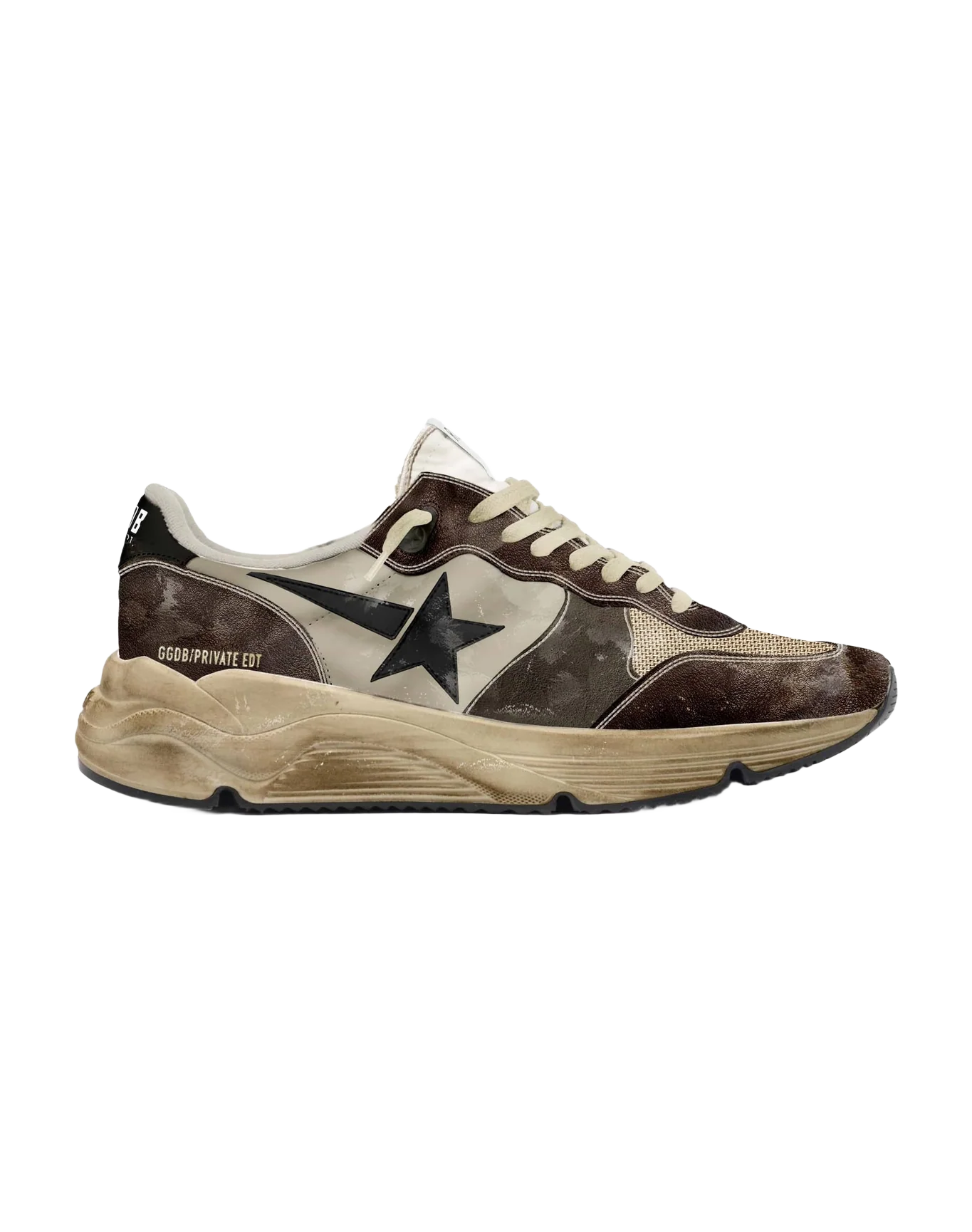 Men | Running Sole Black, Brown & Sand Leather | Sand x Chocolate Brown x Coffee Brown x Black - Image 2