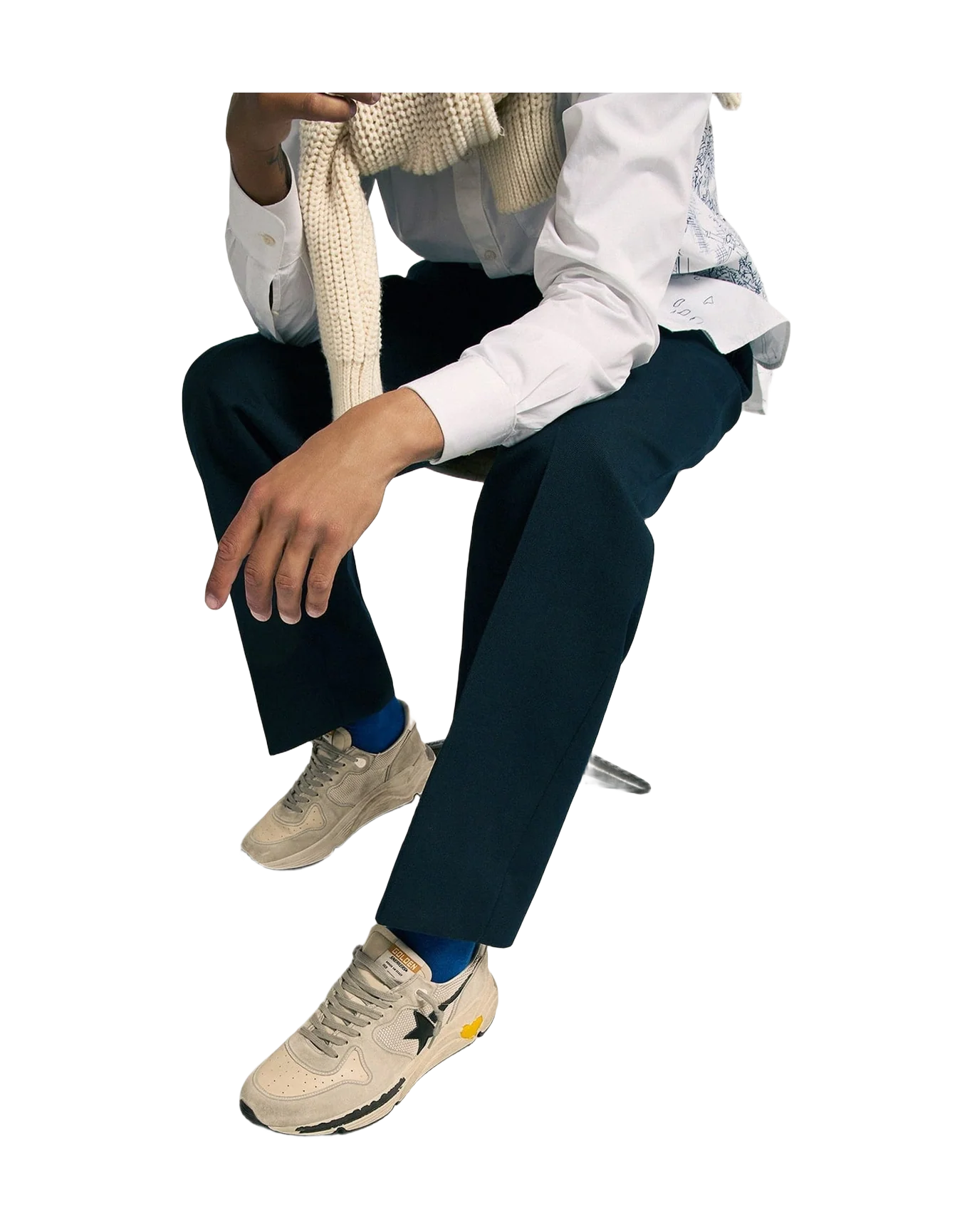 Men | Running Sole Sneakers Mesh & Ice-Gray Suede | Light Silver x Ice x Black