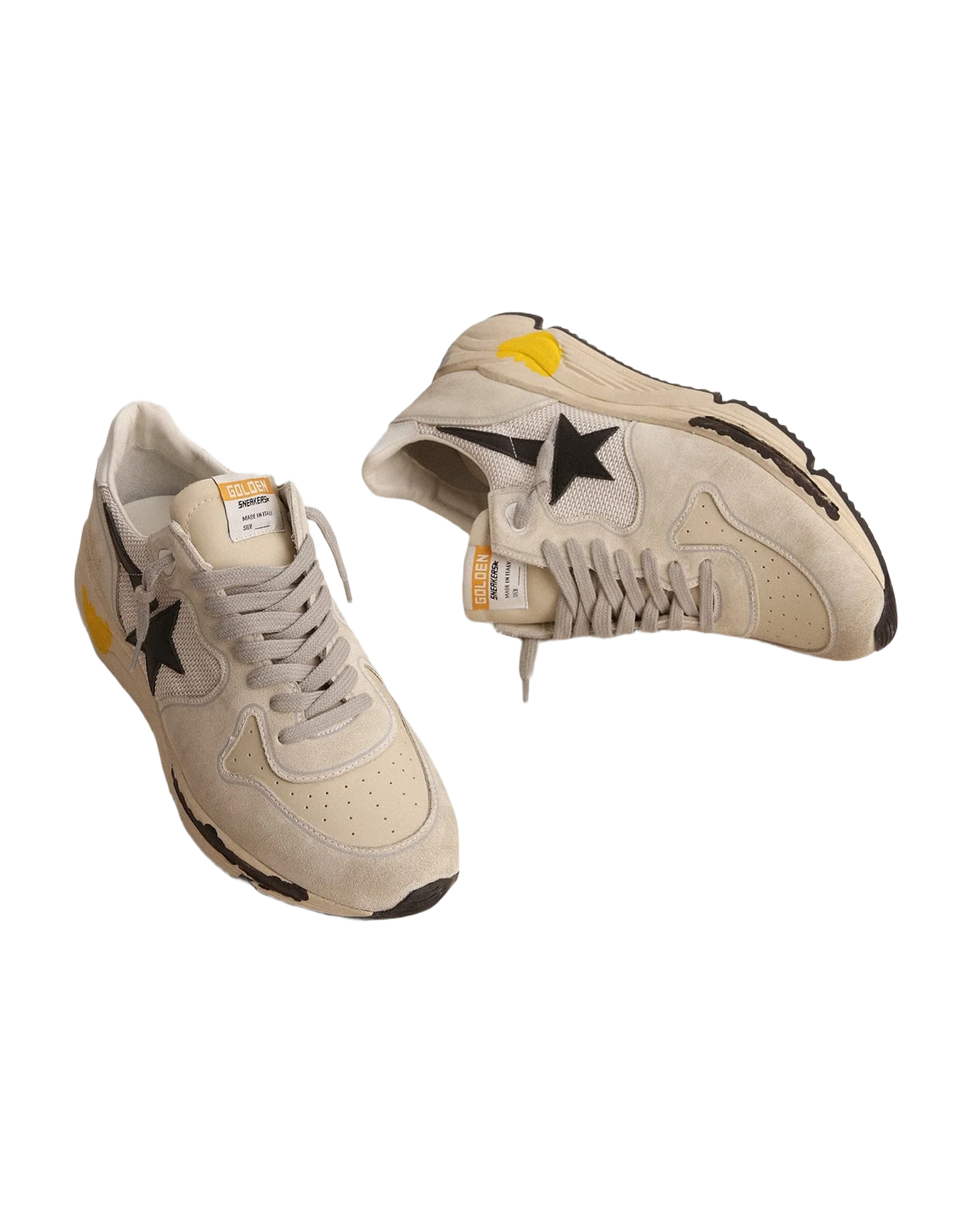Men | Running Sole Sneakers Mesh & Ice-Gray Suede | Light Silver x Ice x Black - Image 10