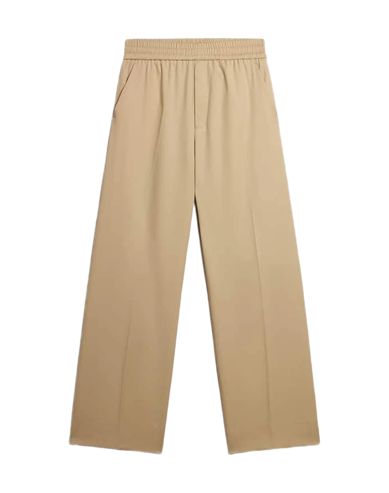 Men | Sand-Colored Joggers with Pocket On The Back | Sand
