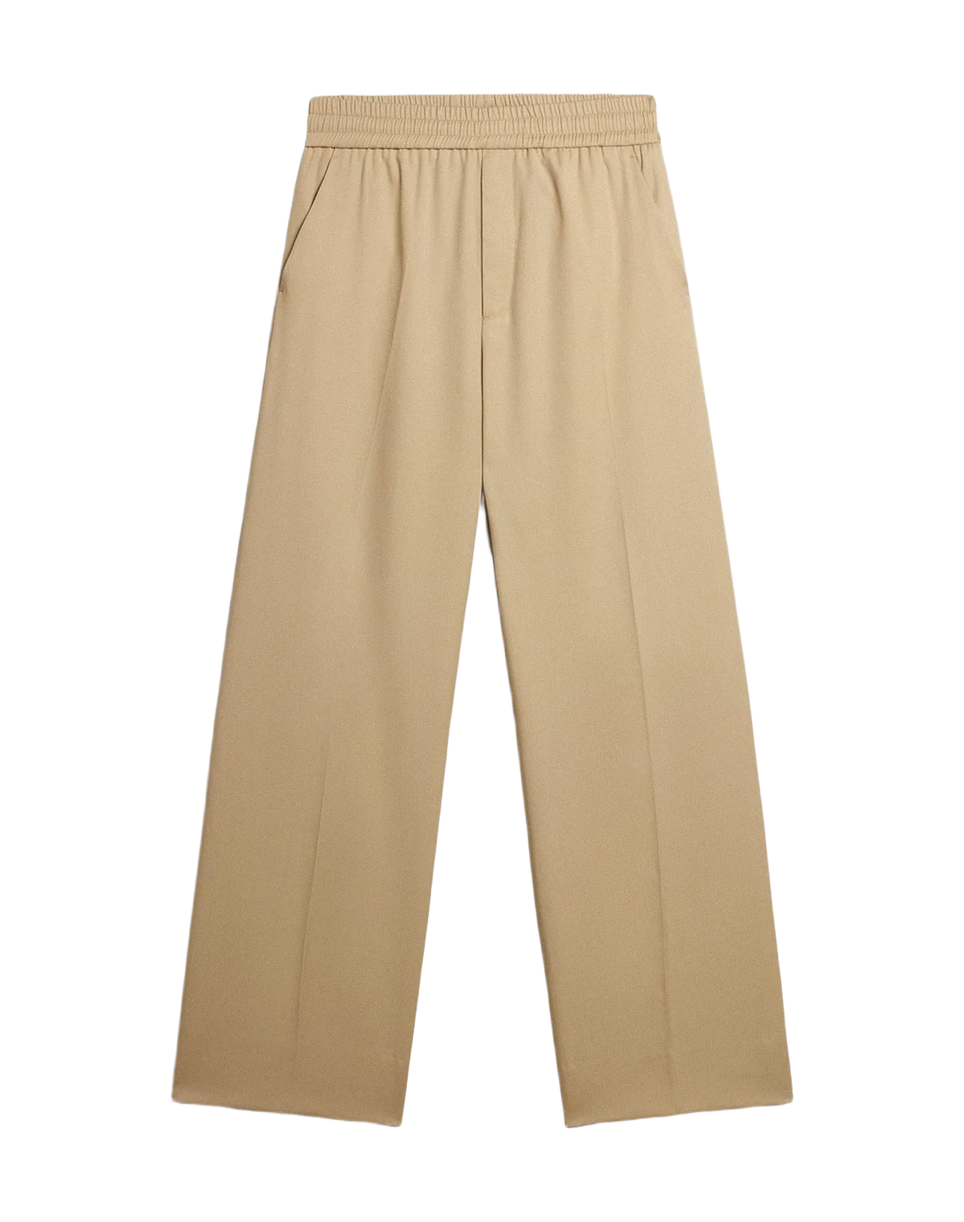 Men | Sand-Colored Joggers with Pocket On The Back | Sand - Image 2