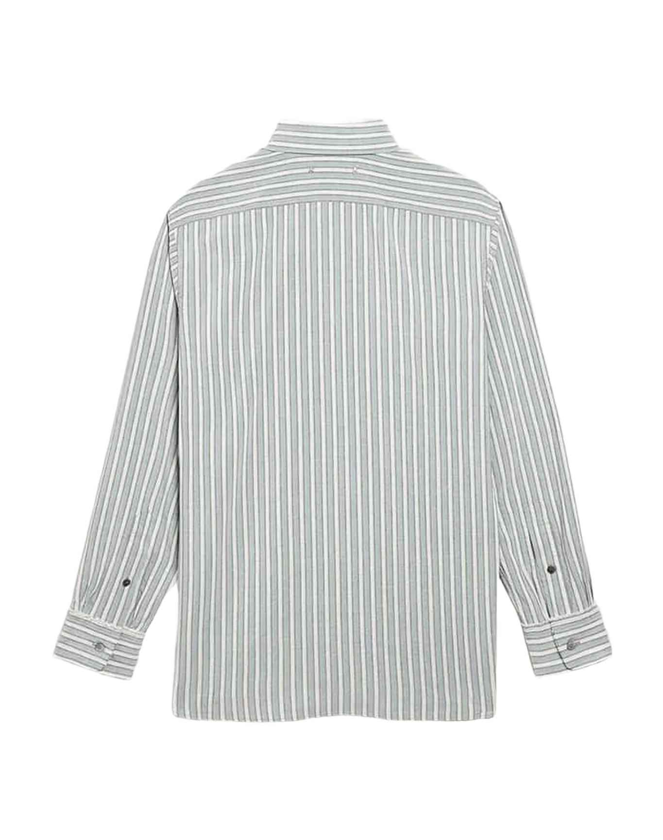 Men | Shirt Viscose with Stripes | Cold Water x Multicolor - Image 2