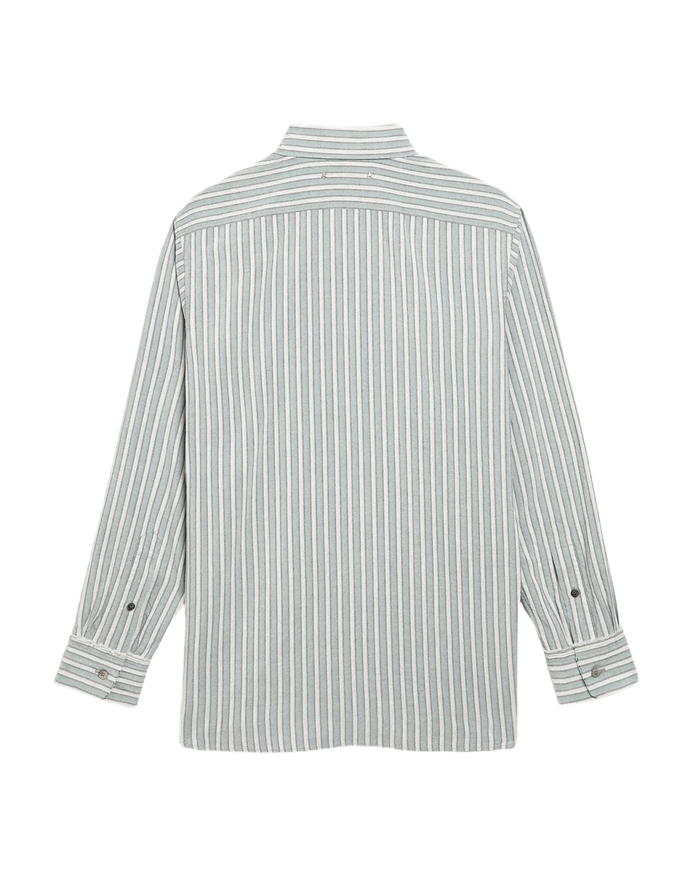 Men | Shirt Viscose with Stripes | Cold Water x Multicolor - Image 4