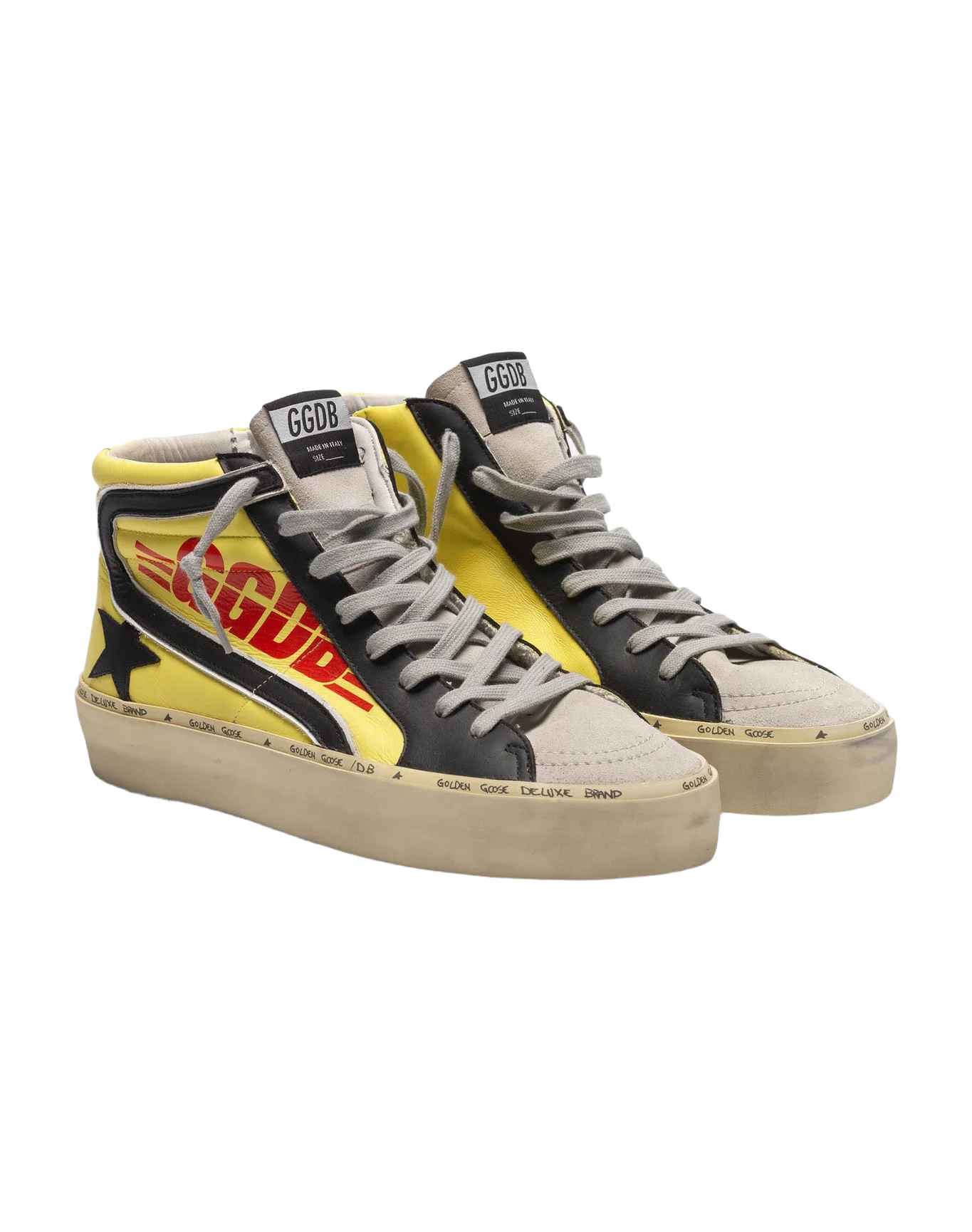Men | Slide Sneakers Leather with Suede Toecap & Tongue - Image 3