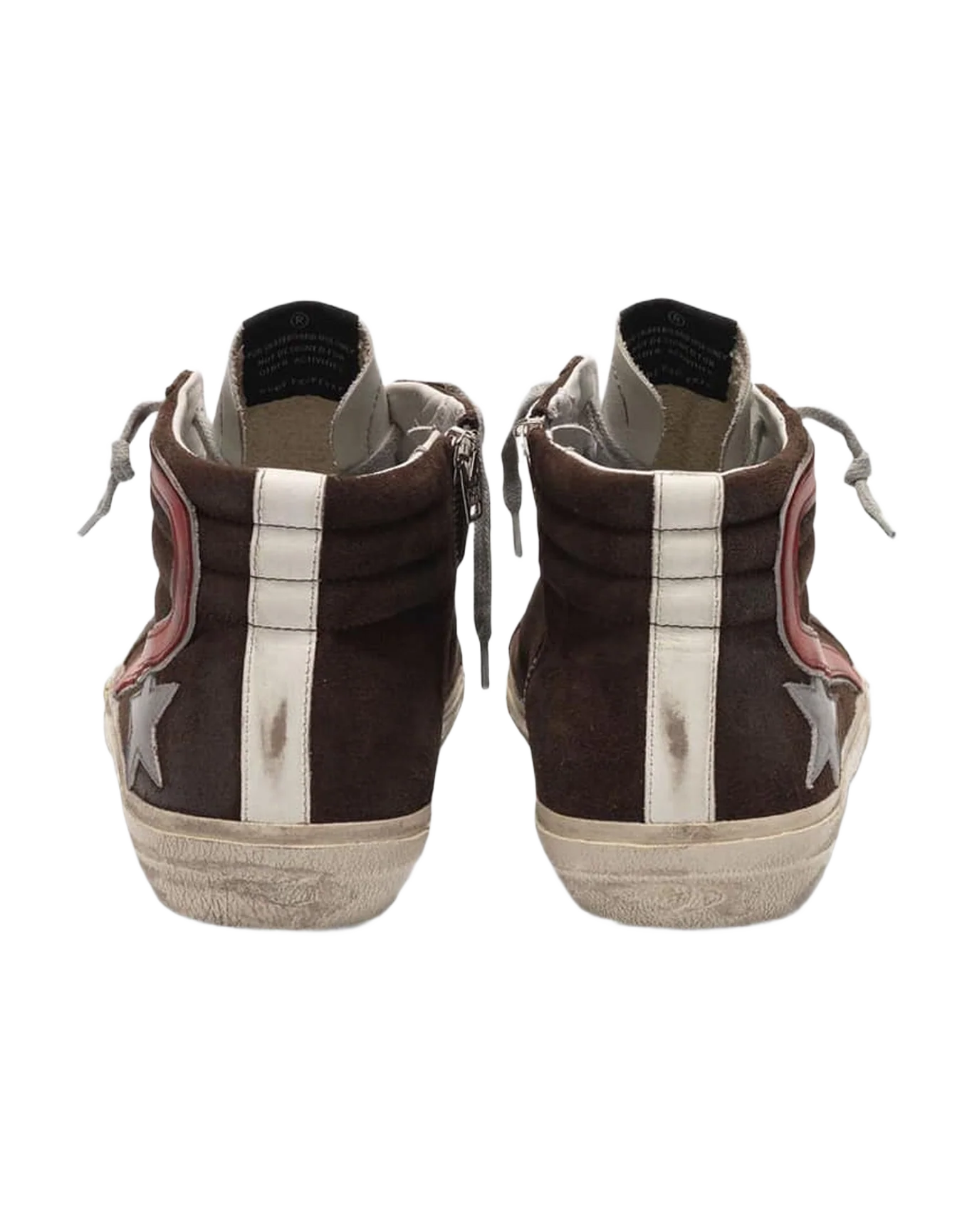 Men | Slide Sneakers Suede with Silver Star - Image 2