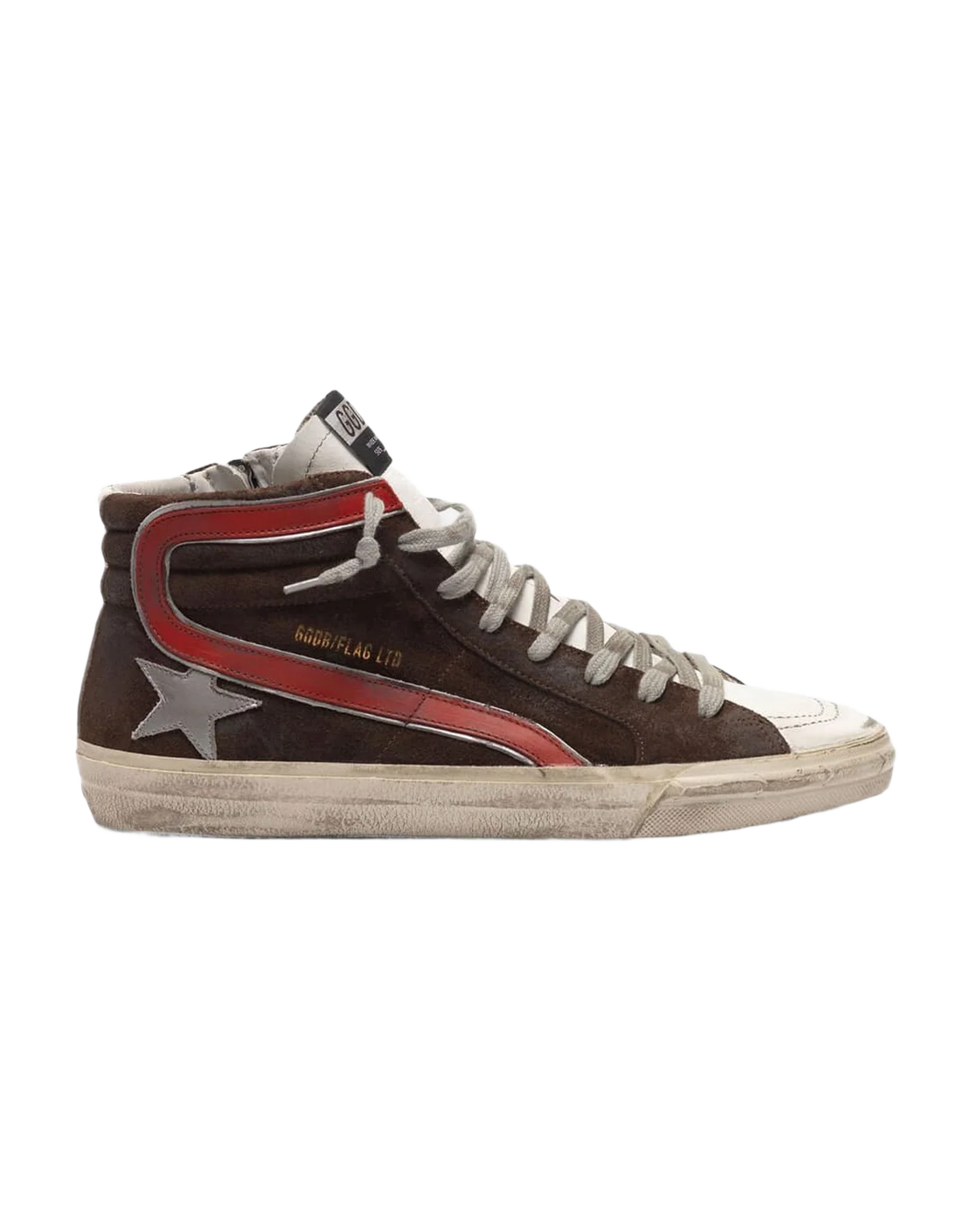 Men | Slide Sneakers Suede with Silver Star - Image 5