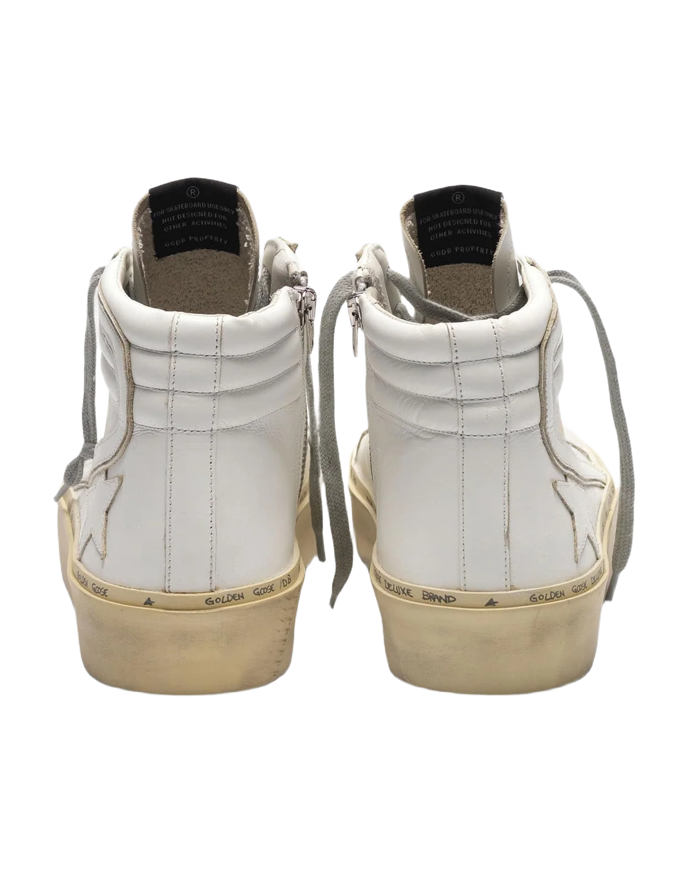 Men | Slide Sneakers with Embossed Lettering Logo - Image 3