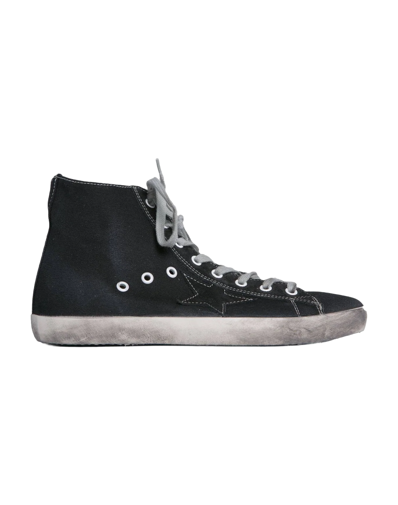 Men | Sneakers Francy Black Canvas