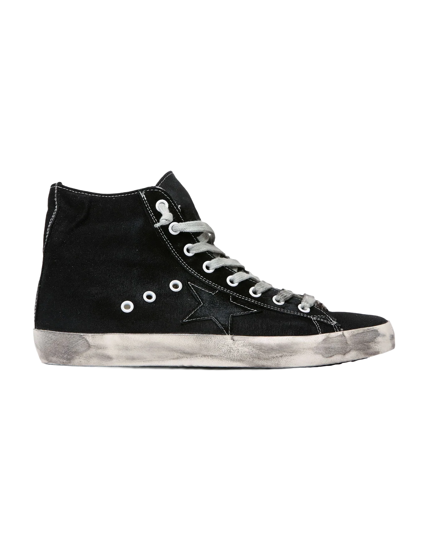 Men | Sneakers Francy Black Canvas - Image 2
