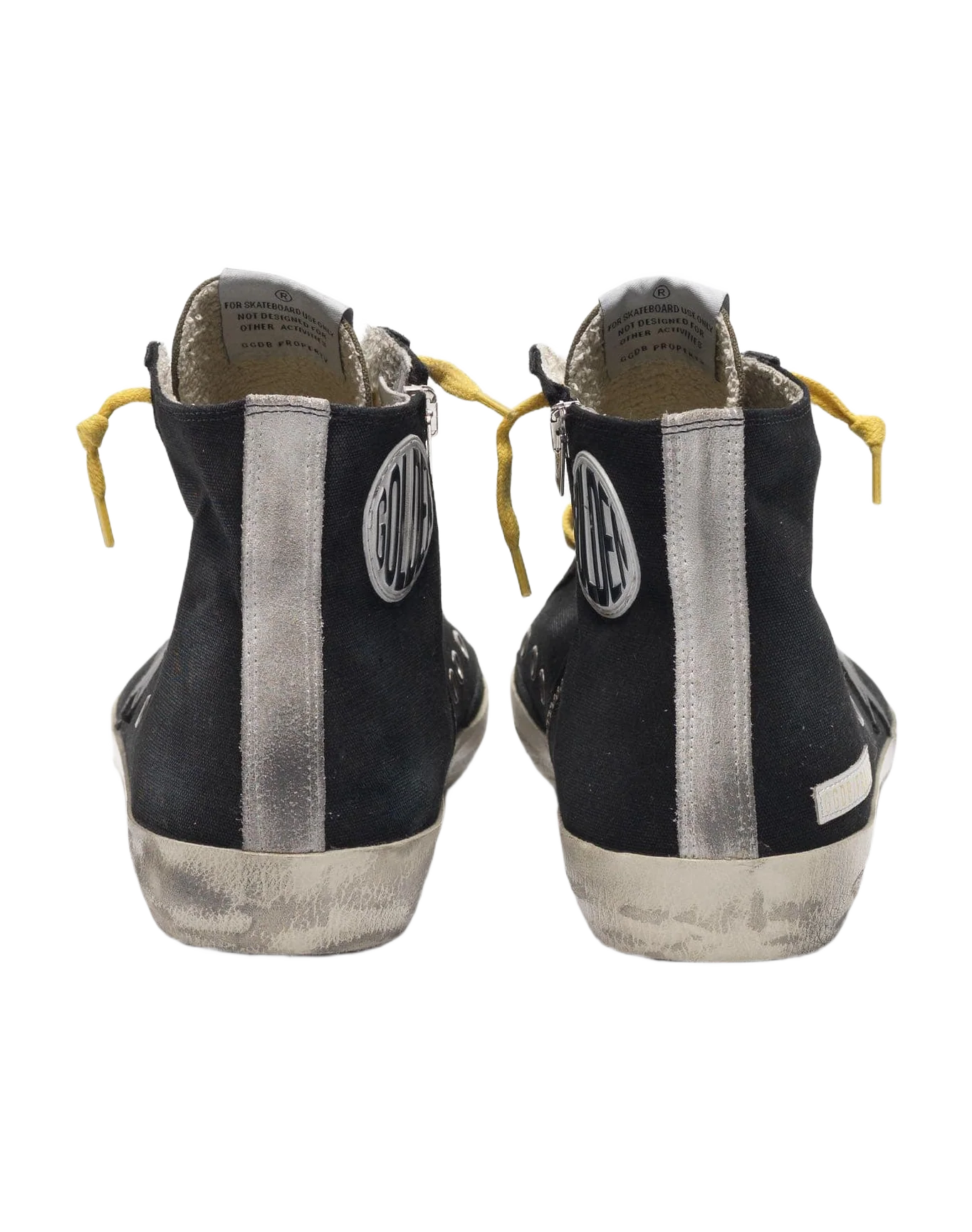 Men | Sneakers Francy Black with Yellow Laces - Image 7