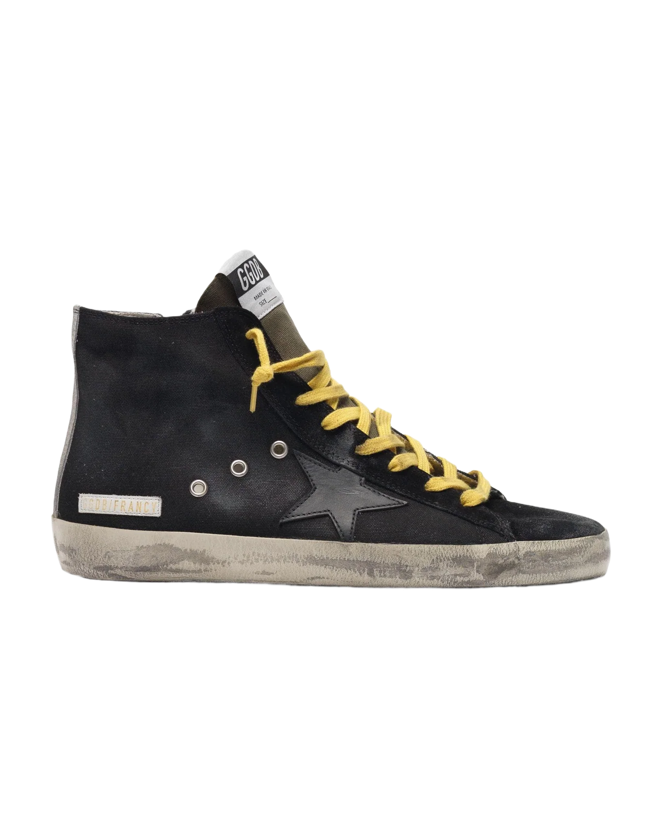 Men | Sneakers Francy Black with Yellow Laces - Image 8