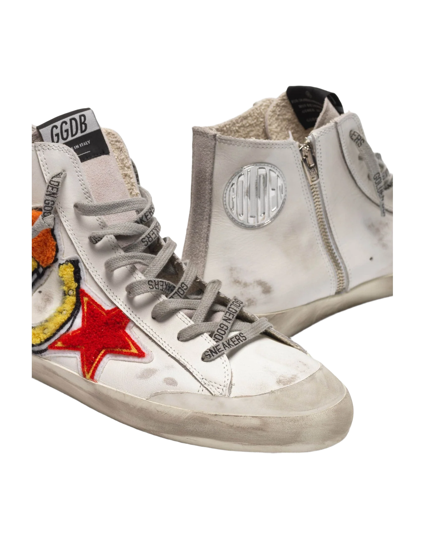 Men | Sneakers Francy White Leather-Texas Patch - Image 2