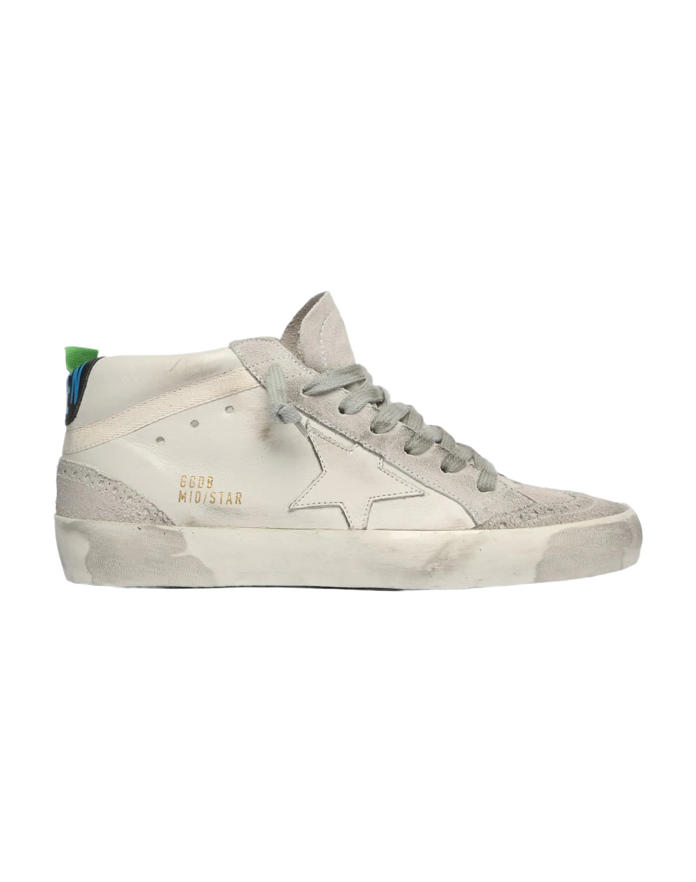 Men | Sneakers Mid Star White Leather - Image 6