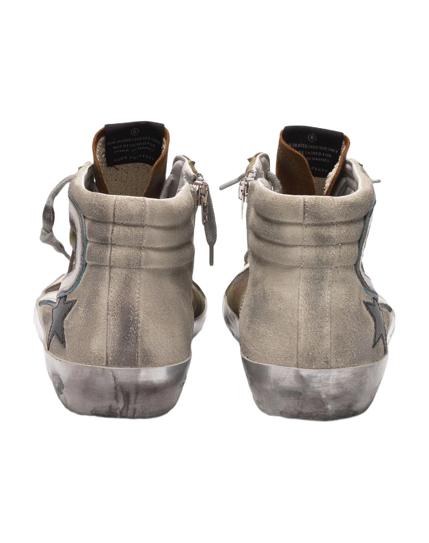 Men | Sneakers Slide Col B14 Camouflage Canvas-Black Star - Image 7