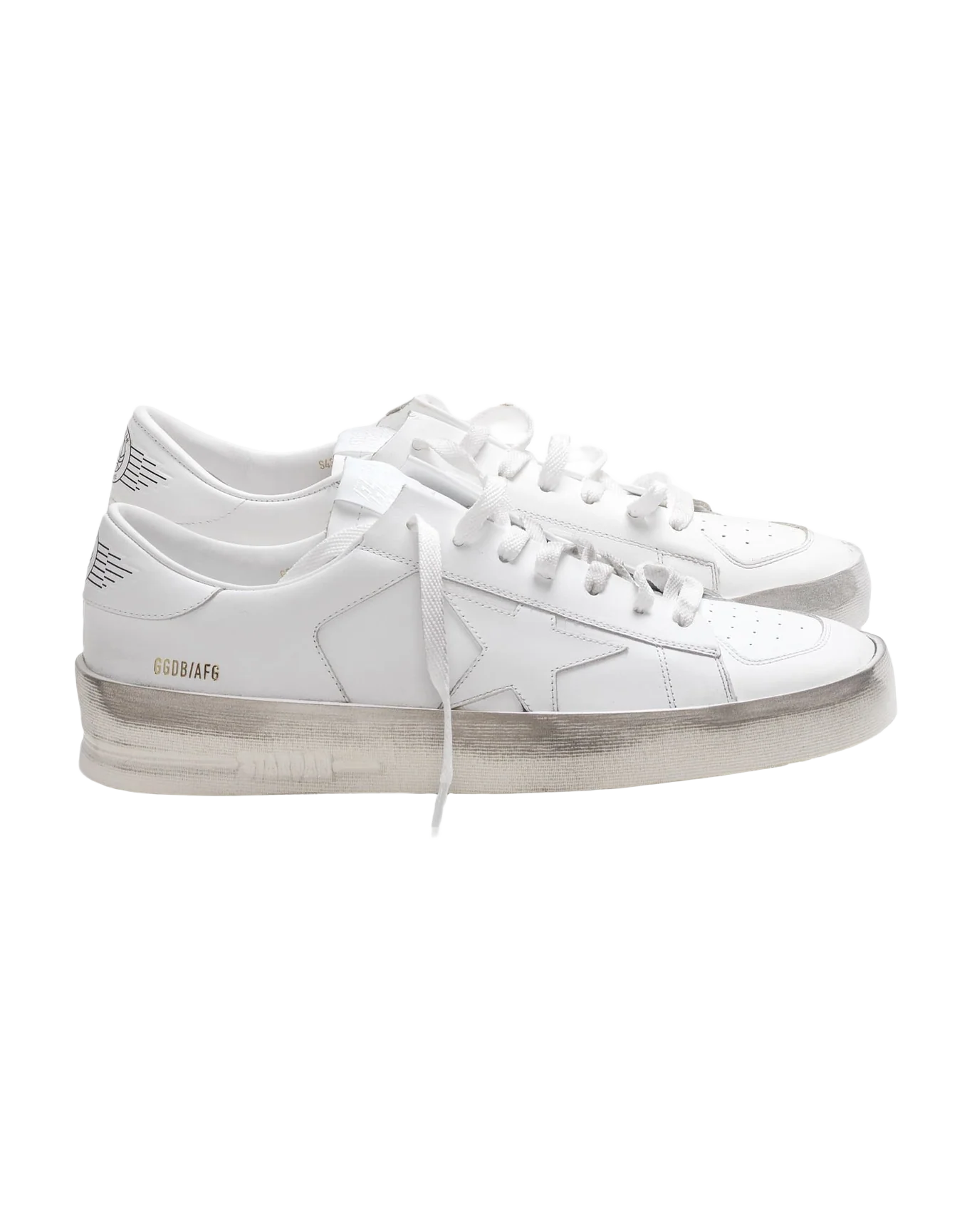 Men | Sneakers Stardan White Leather with White Star - Image 2