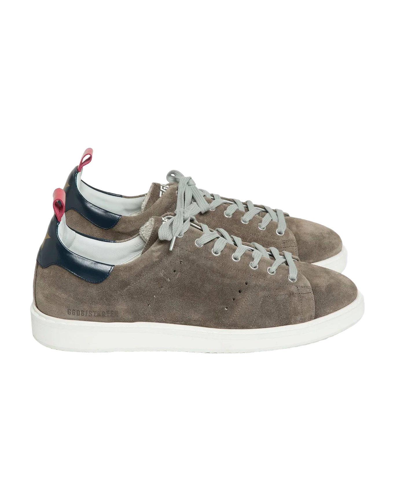Men | Sneakers Starter with Taupe Suede-Blue - Image 2