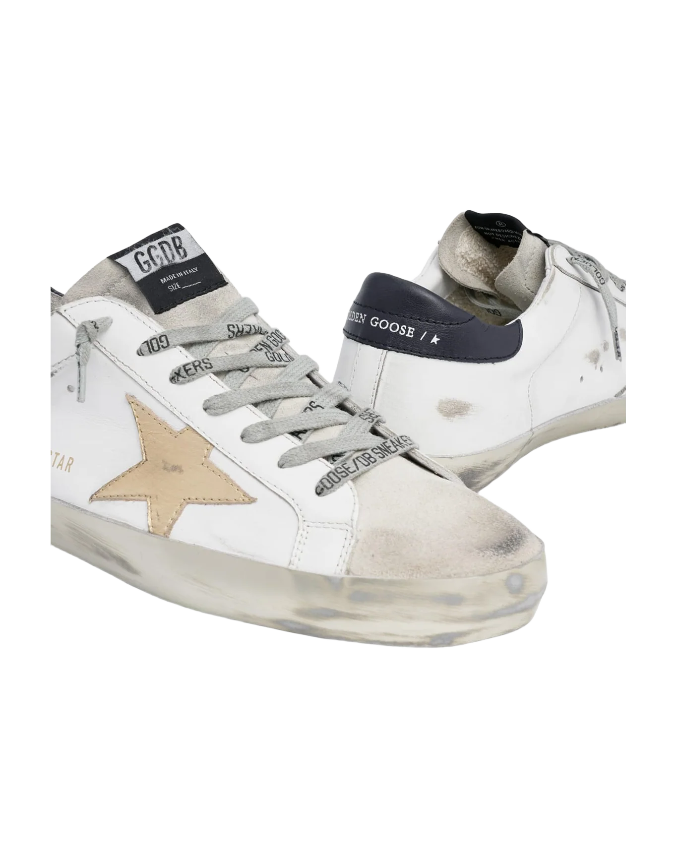 Men | Sneakers Super-Star White Leather Sparkle - Image 8