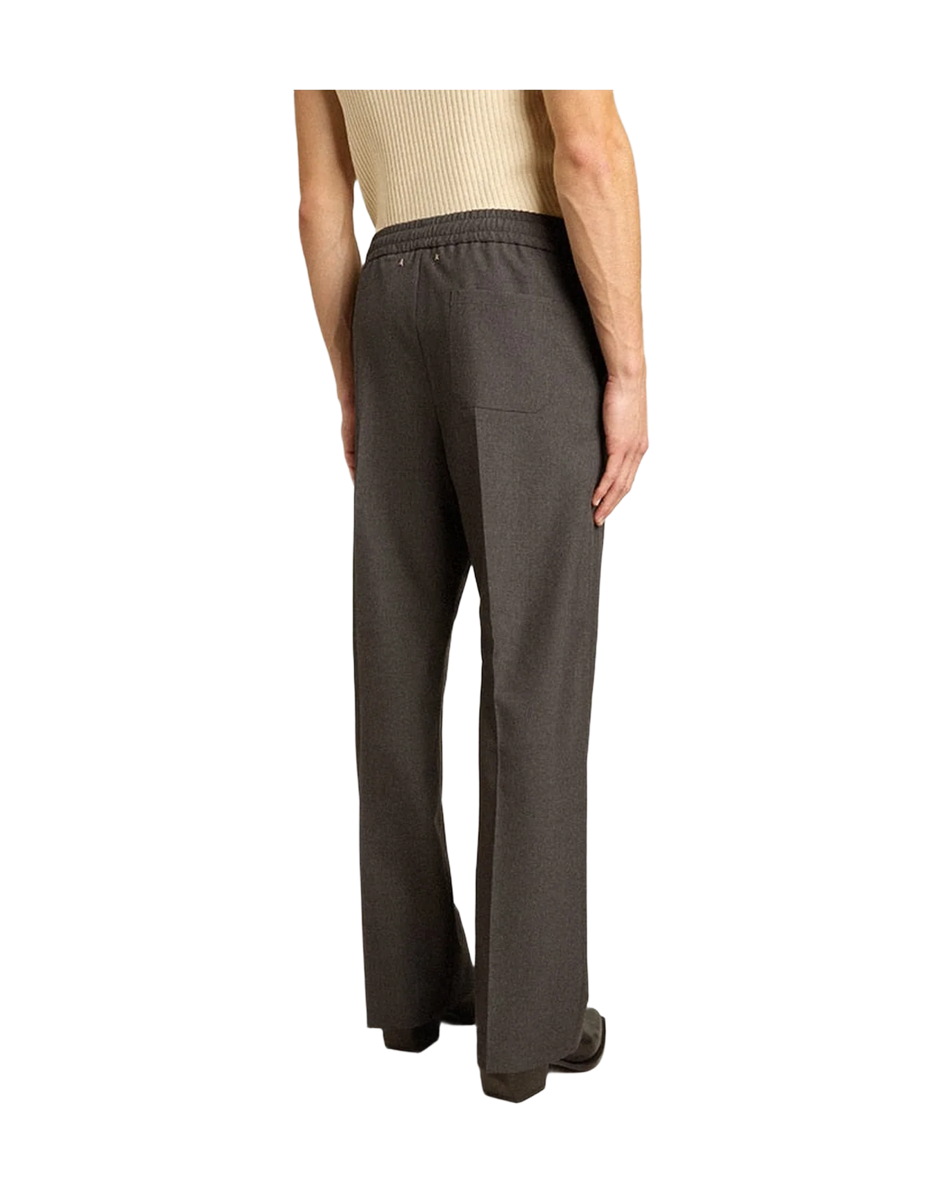 Men | Soft Pants Anthracite Gray Wool | Antracite x Melange - Image 2
