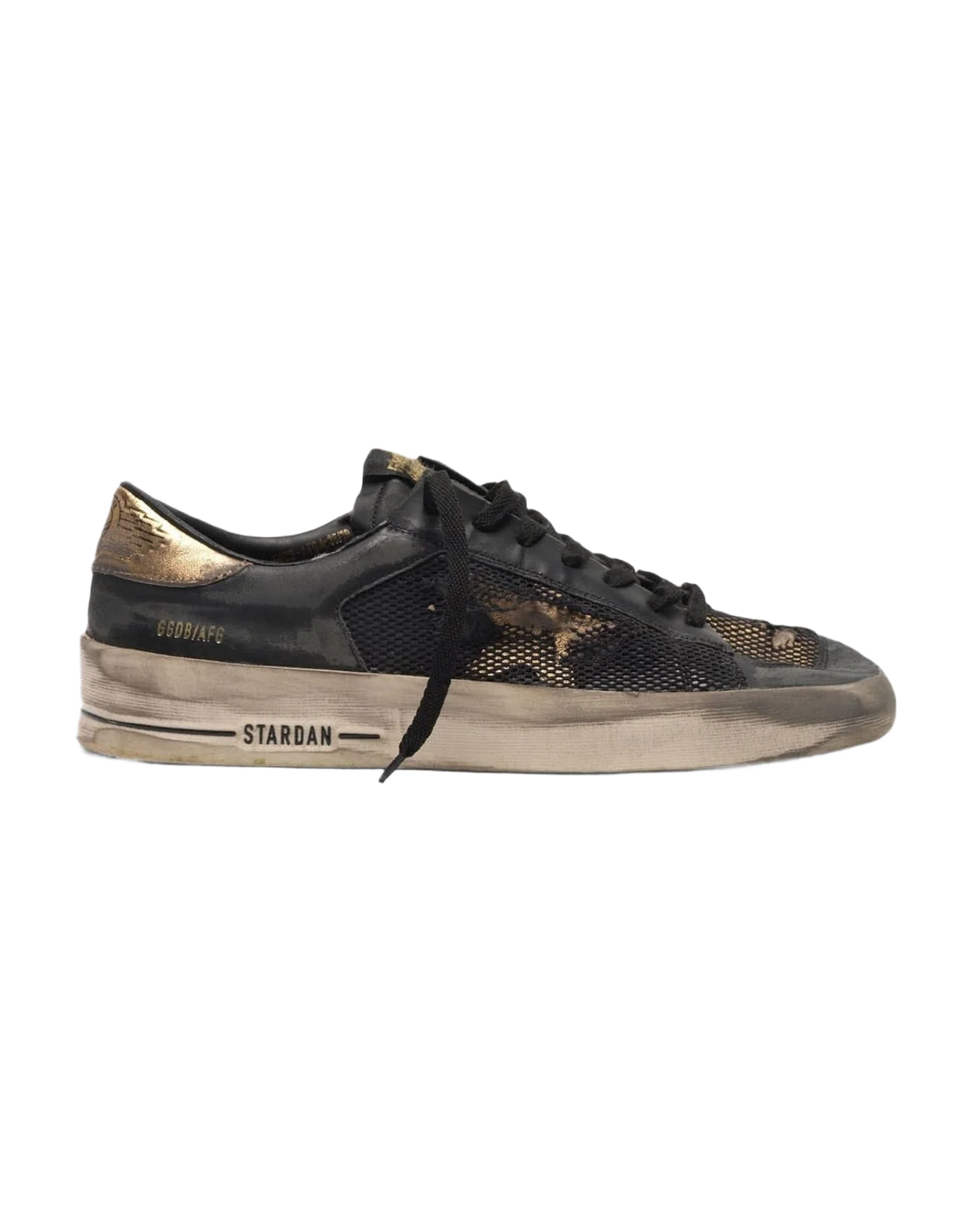 Men | Stardan Ltd Sneakers Leather with Distressed Mesh Inserts