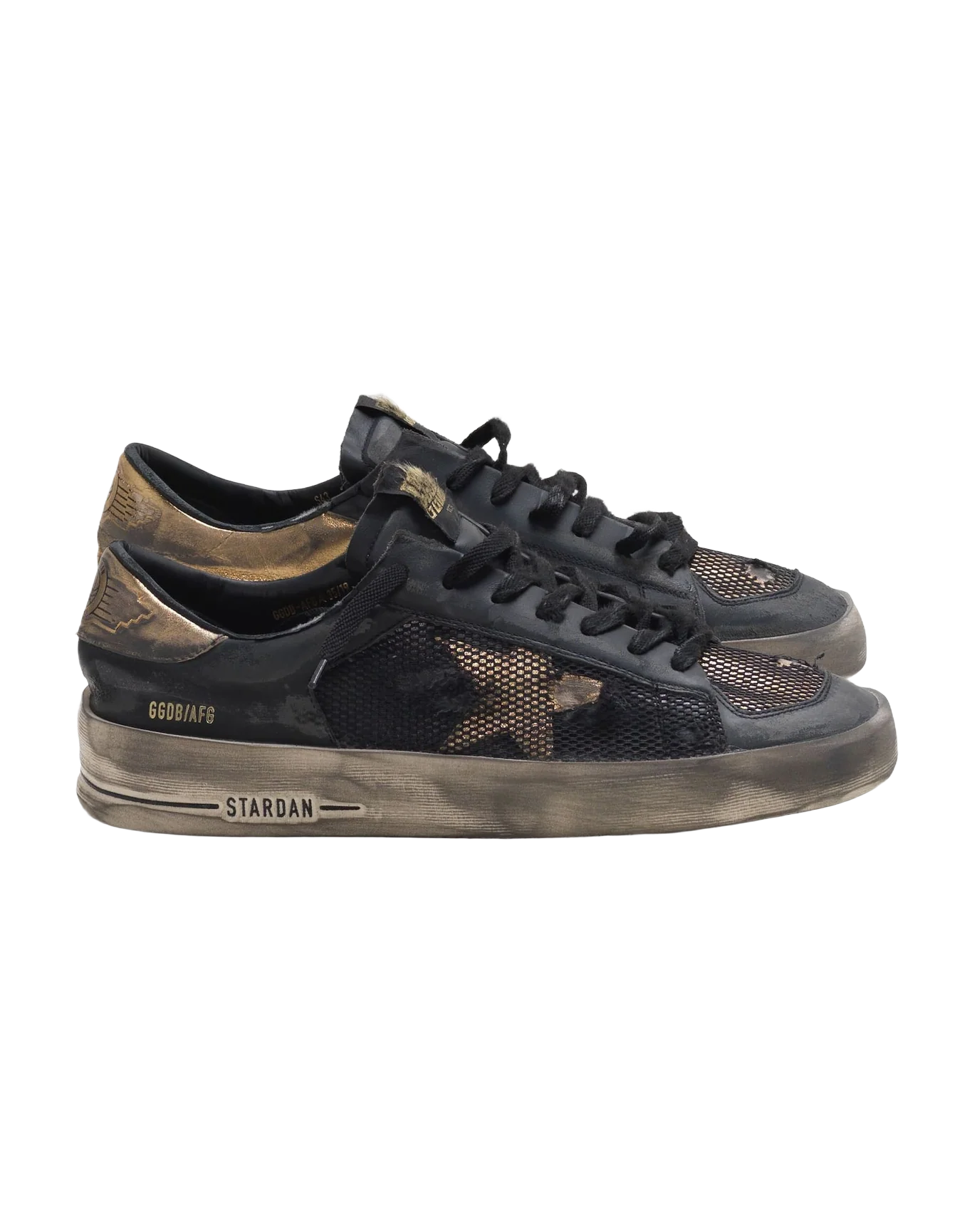 Men | Stardan Ltd Sneakers Leather with Distressed Mesh Inserts - Image 3