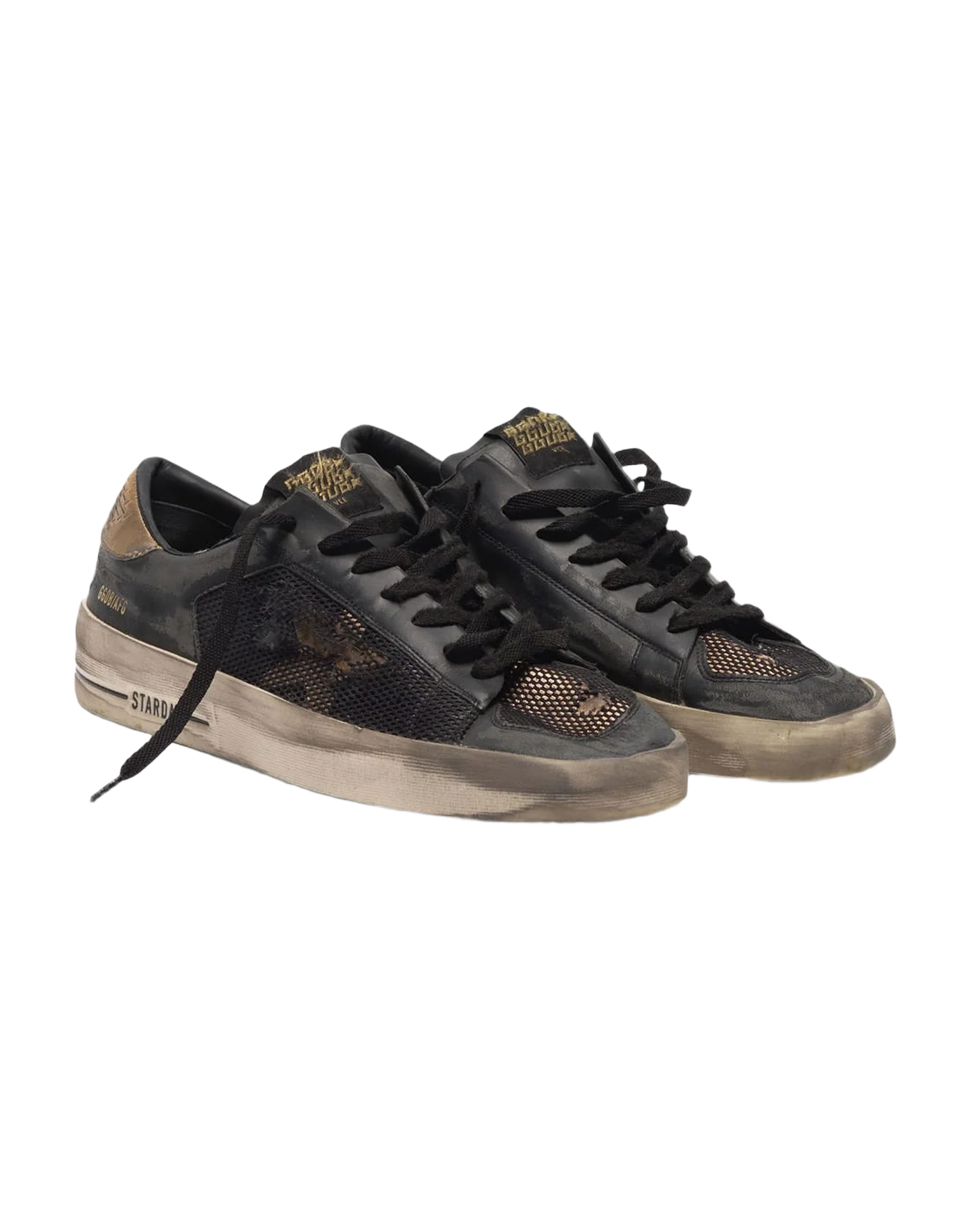 Men | Stardan Ltd Sneakers Leather with Distressed Mesh Inserts - Image 4