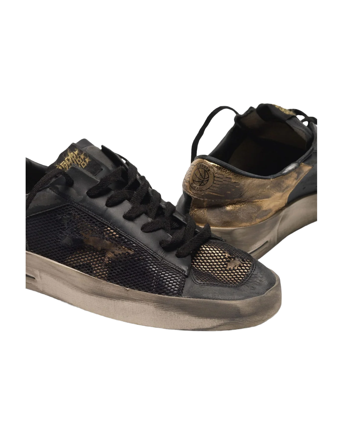 Men | Stardan Ltd Sneakers Leather with Distressed Mesh Inserts - Image 6