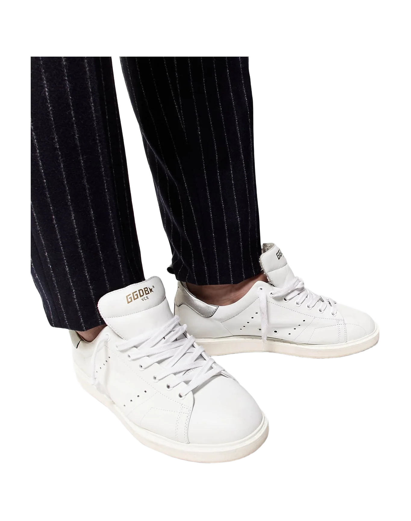 Men | Starter Sneakers Leather with Metallic Heel Tab - Image 6