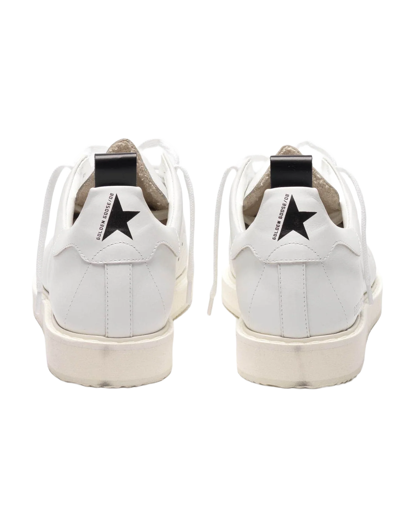 Men | Starter Sneakers Leather with Printed Star On The Heel Tab - Image 9