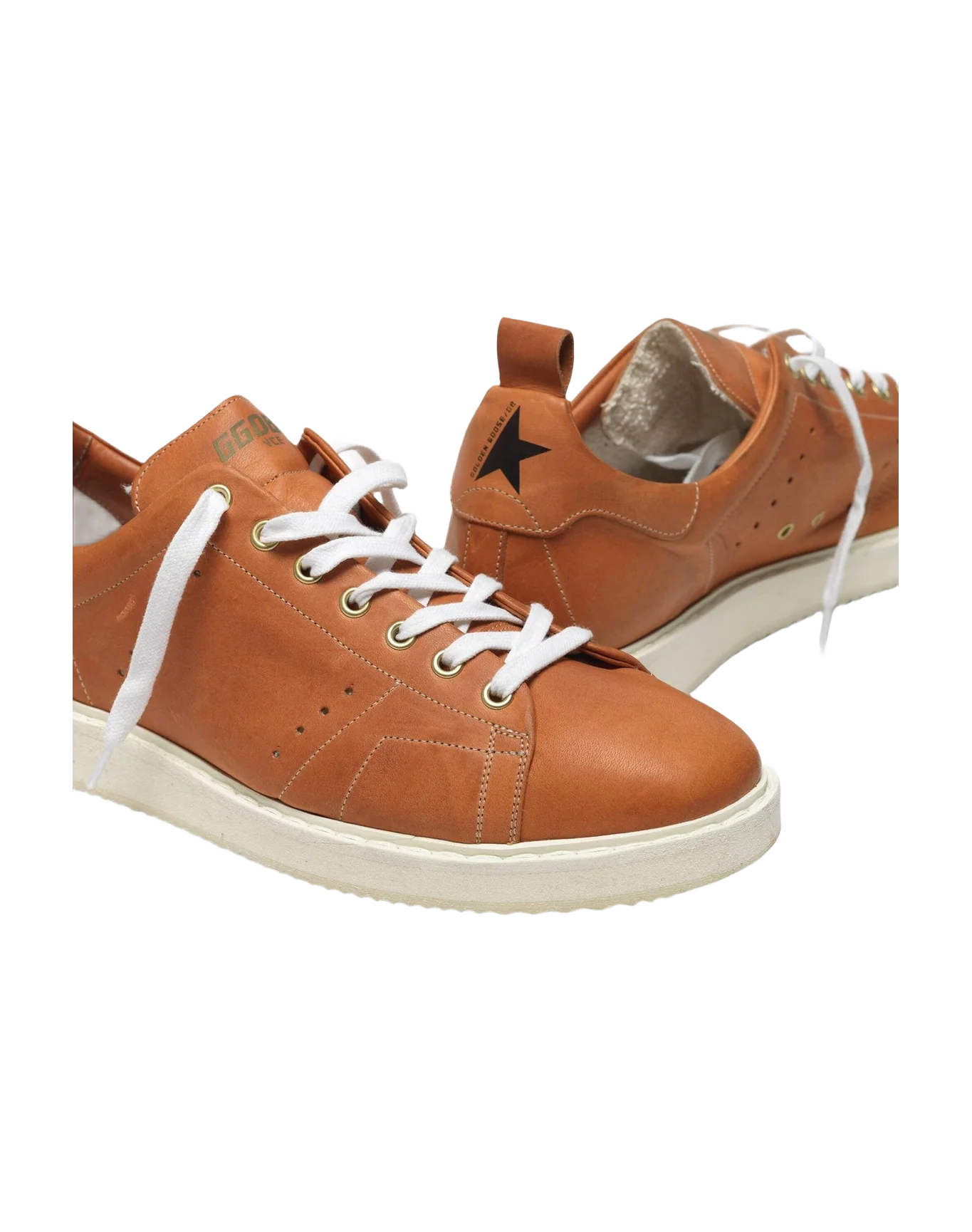 Men | Starter Sneakers with Printed Star On The Heel Tab