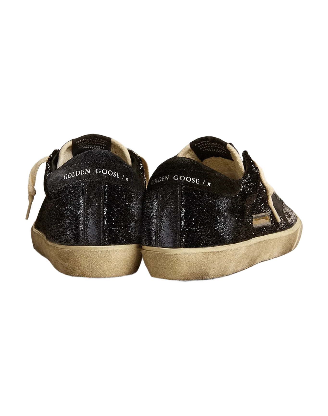 Men | Super-Star Black Velvet & Suede with Black Suede Star | Black - Image 3