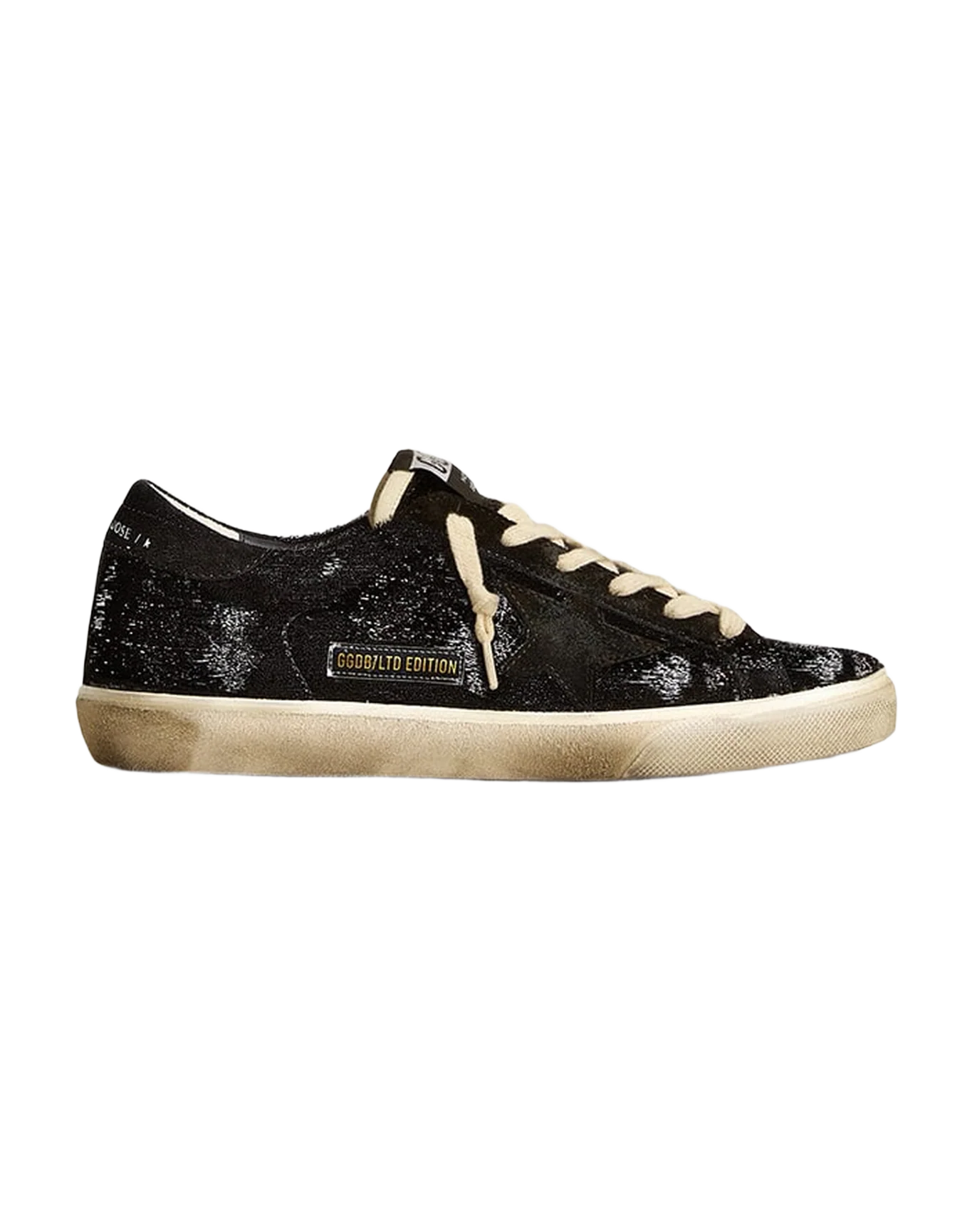 Men | Super-Star Black Velvet & Suede with Black Suede Star | Black - Image 5