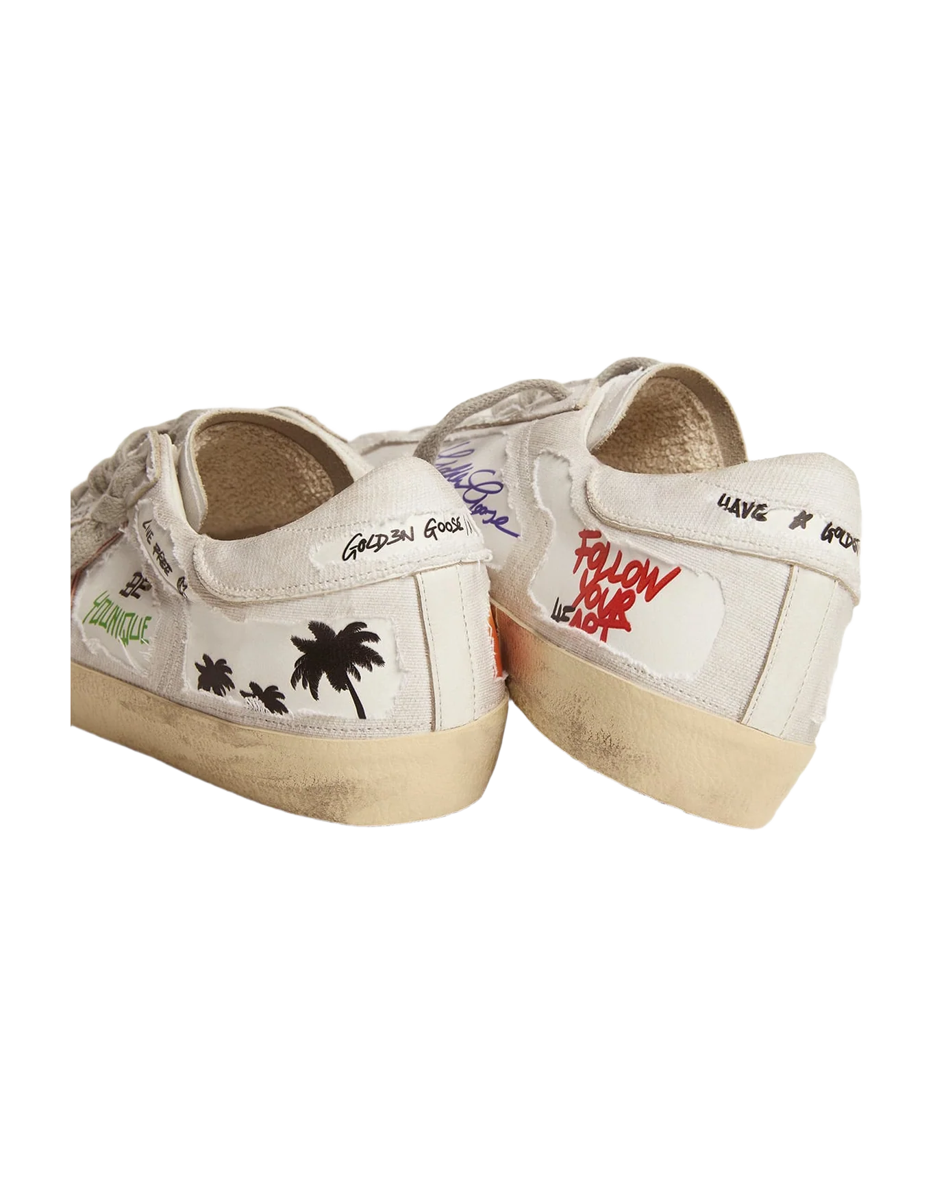 Men | Super-Star Dream Maker White with Reverse Construction | White x Multicolor - Image 3