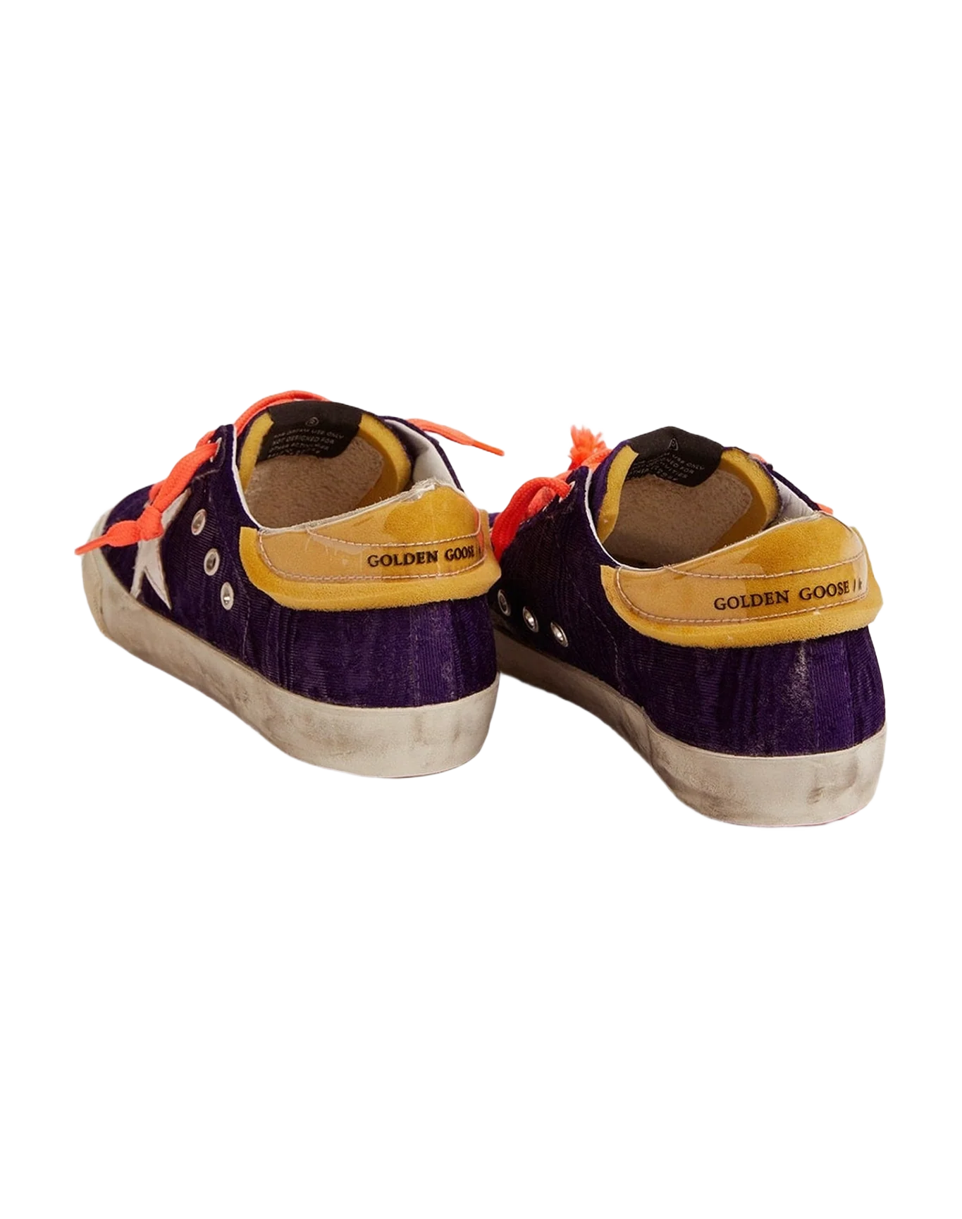 Men | Super-Star Lab Sneakers Purple Velvet with Pvc Heel Tab | Purple x White x Beige