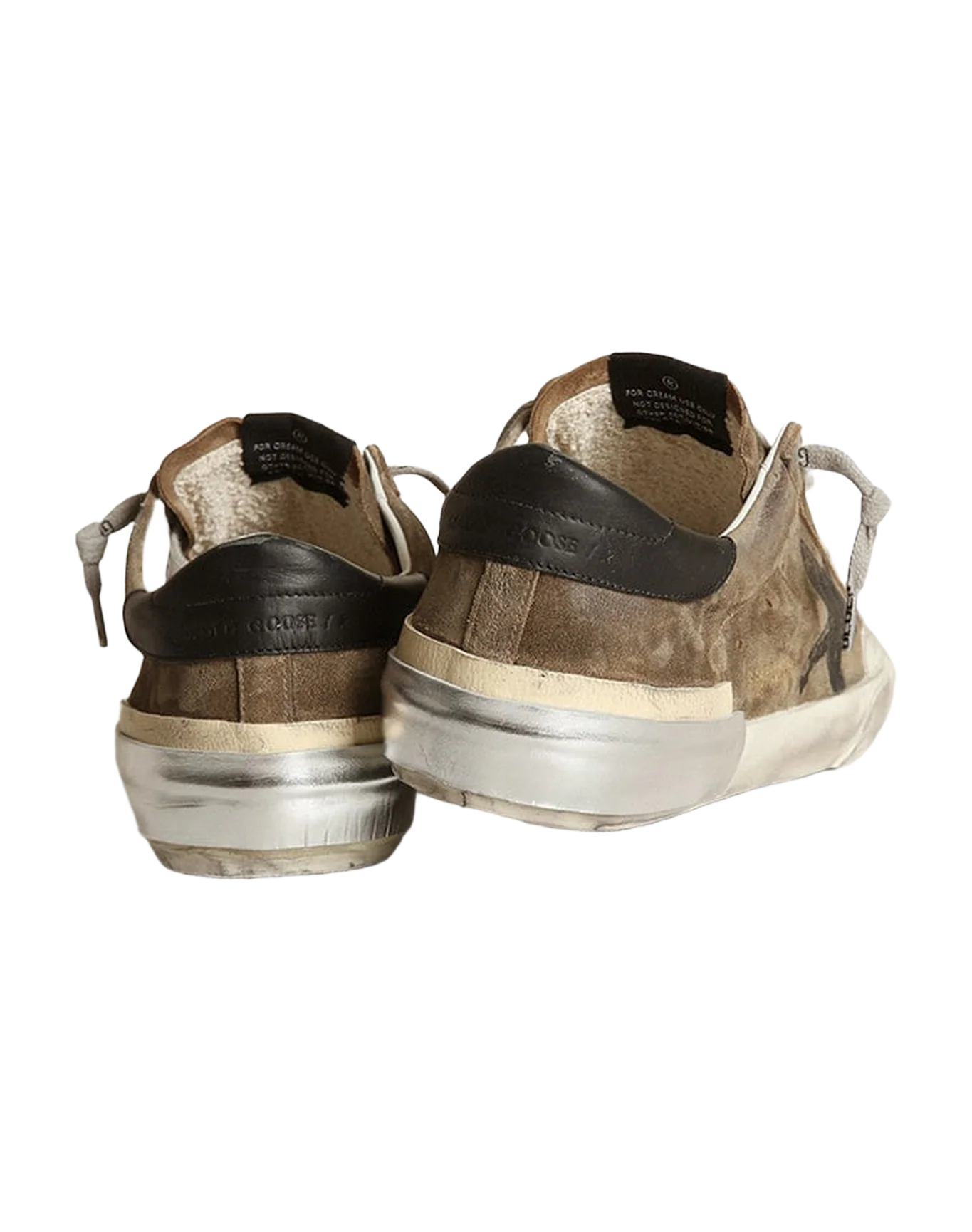 Men | Super-Star Military-Green Suede with Screen-Printed Star | Military Green x Black - Image 7
