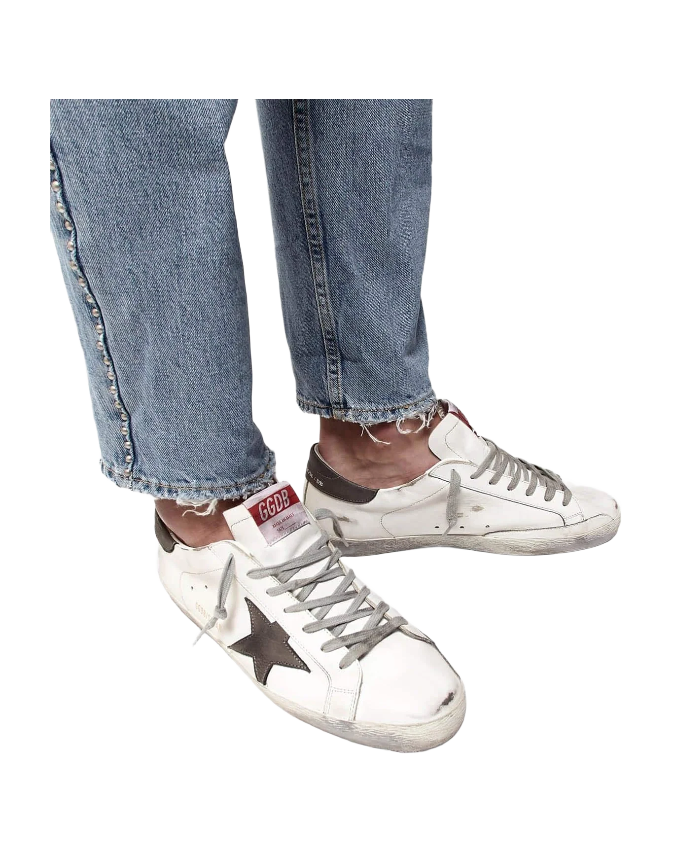 Men | Super-Star Sneakers Leather with Star & Heel Tab Nubuck - Image 4