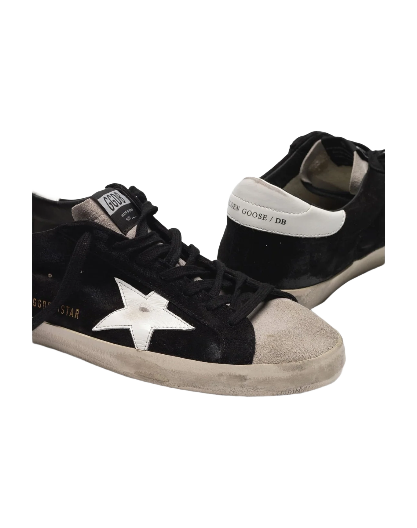 Men | Super-Star Sneakers Two Colours Of Suede with Contrast Star