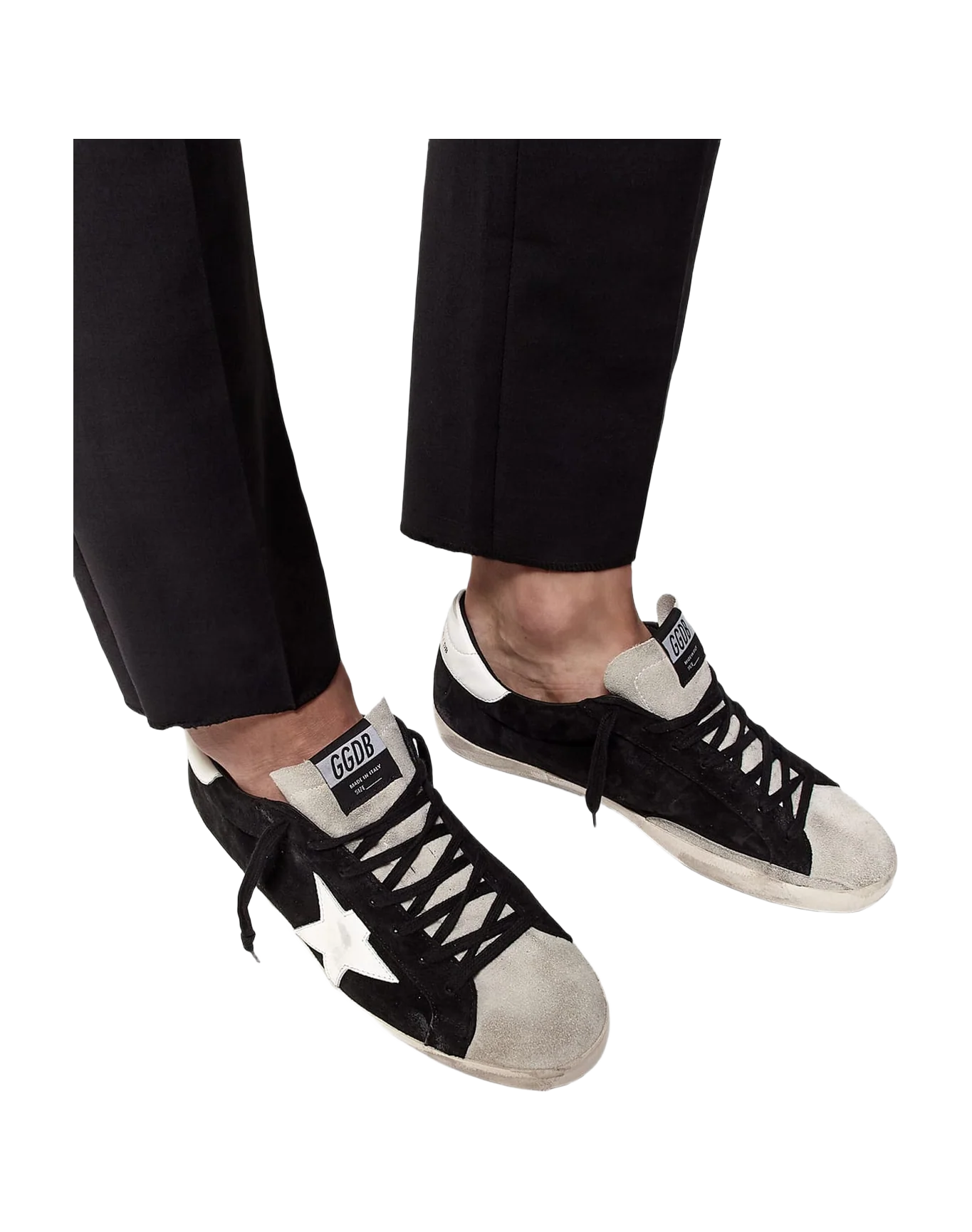 Men | Super-Star Sneakers Two Colours Of Suede with Contrast Star - Image 4