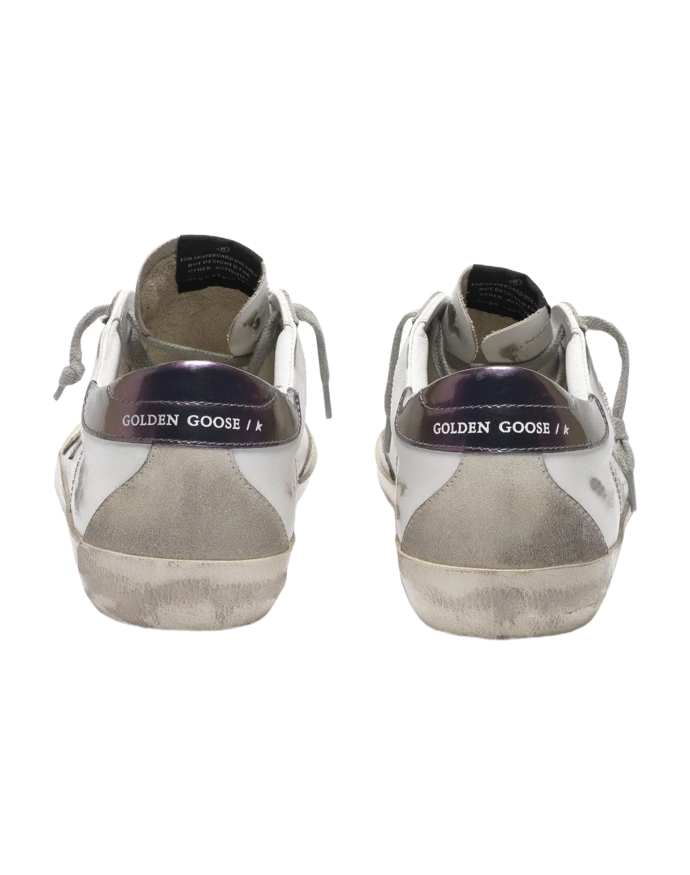 Men | Super-Star Sneakers with Purple Metallic Heel Tab - Image 2