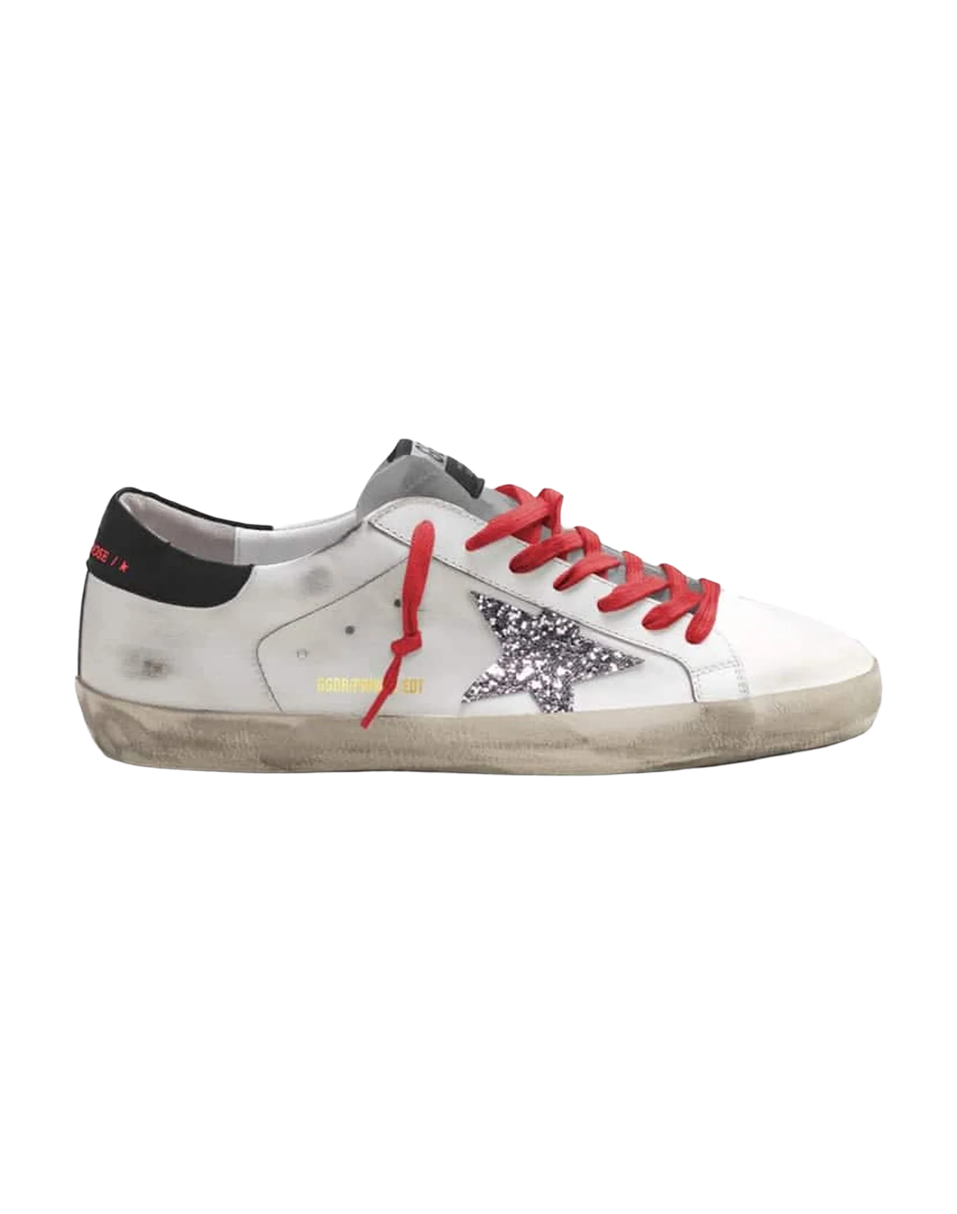 Men | Super-Star Sneakers with White & Silver Leather - Image 2