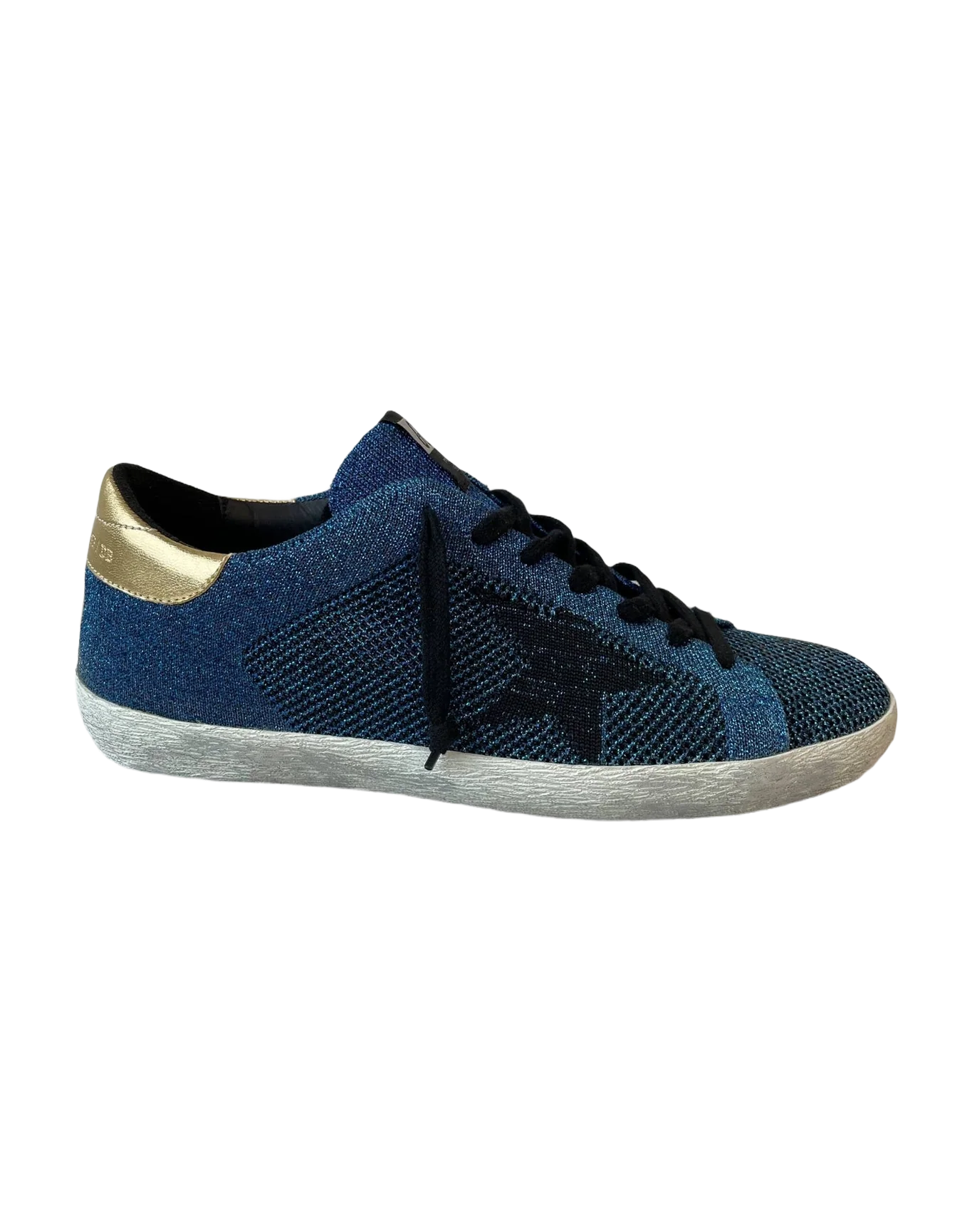 Men | Superstar Sneakers Bluette Lurex Knitted