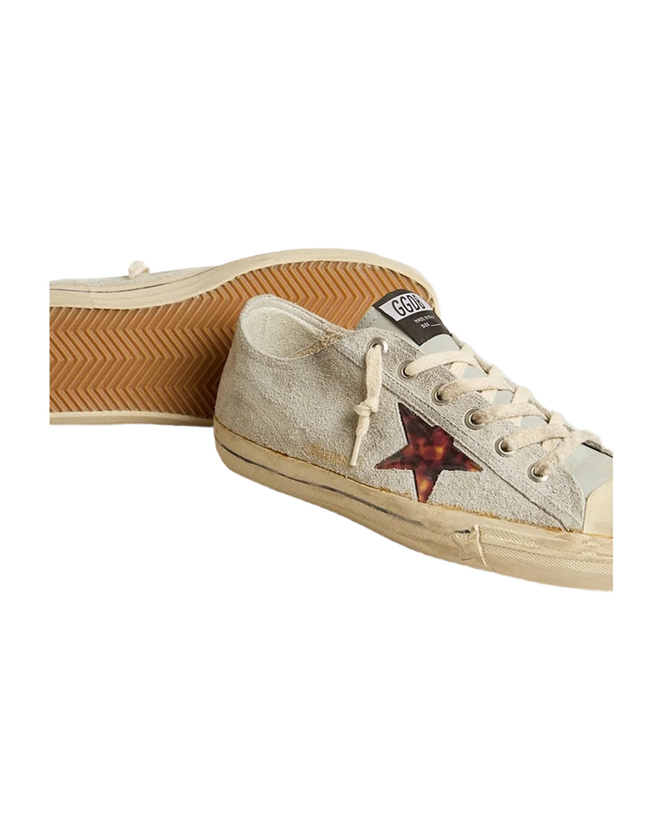 Men | V-Star Grey Suede with Brown Star | Ice x Brown Black Leo - Image 3