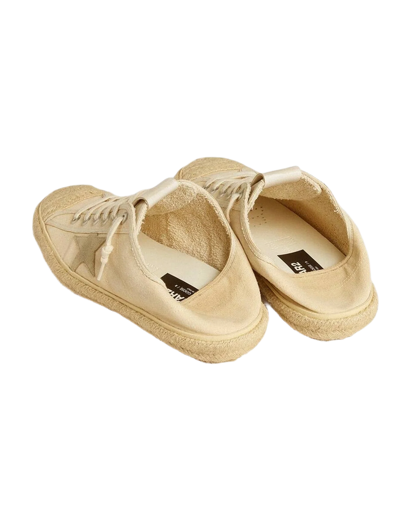Men | V-Star Sabot Canvas with Beige Suede Star | Buttercream x Ice