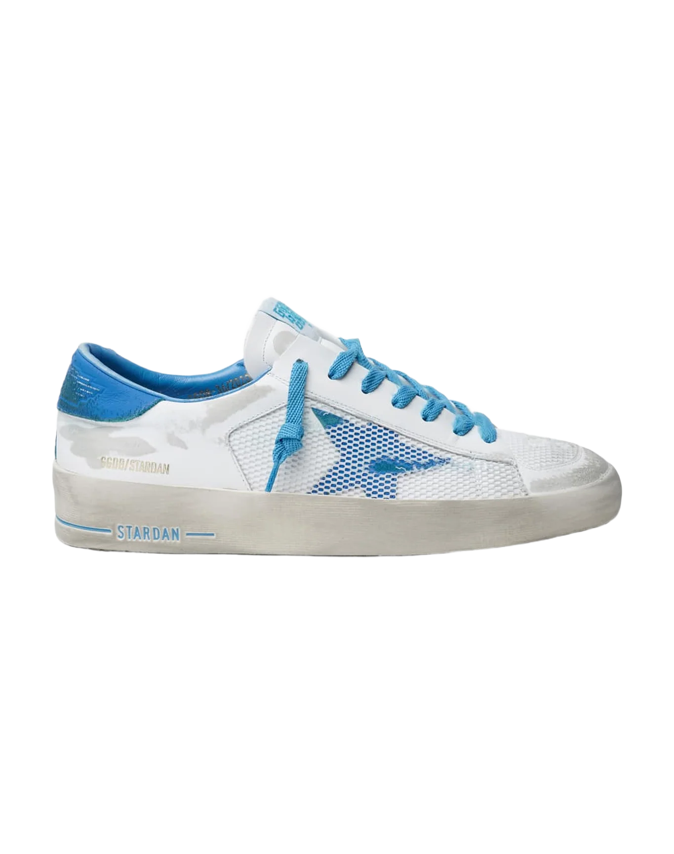 Men | White & Light Blue Stardan Sneakers - Image 4