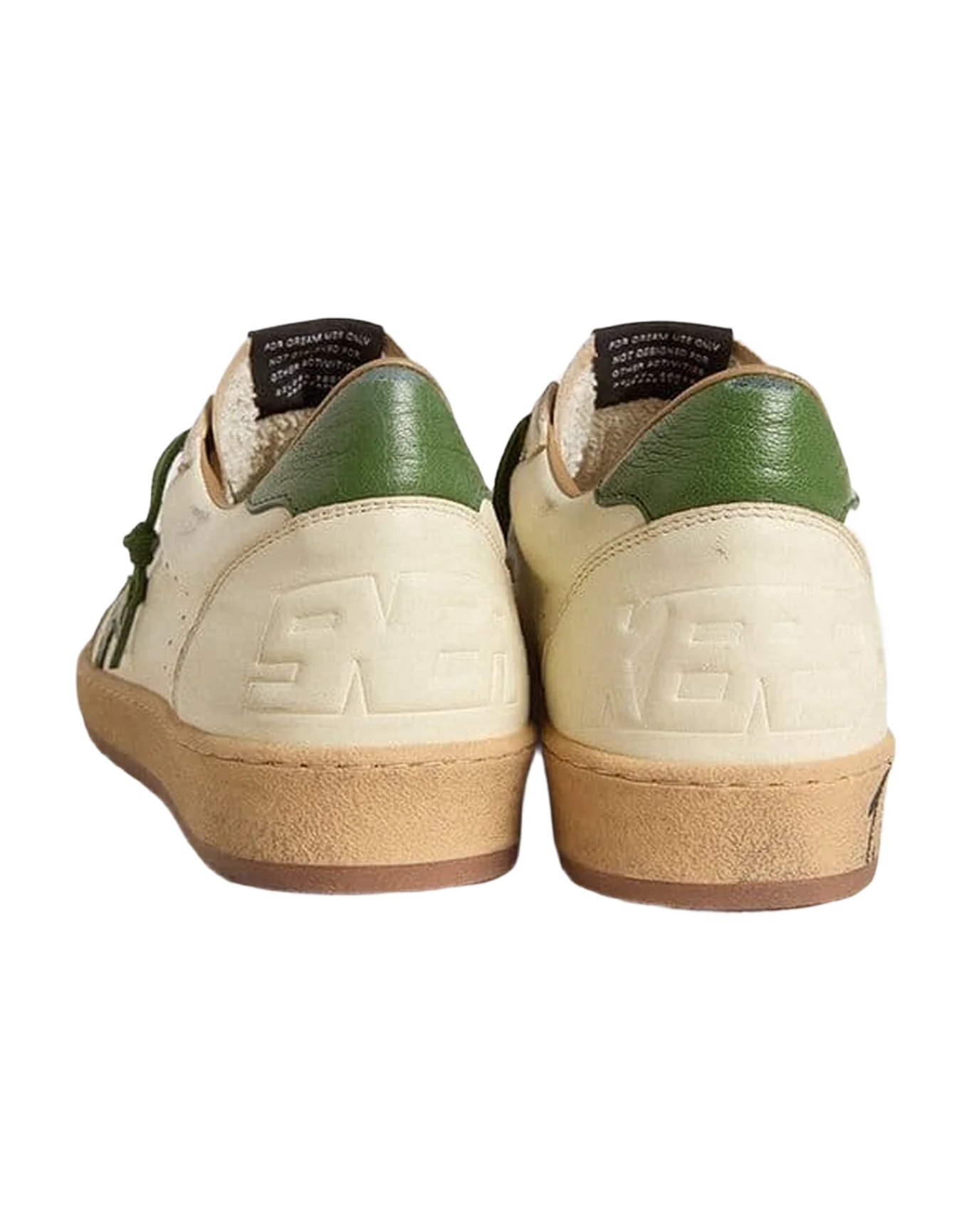 Men | White Ball Star with Green Details | White x Green - Image 2