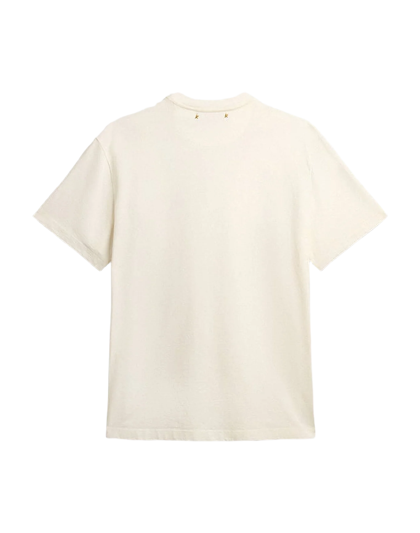 Men | White Cotton T-Shirt with Seasonal Logo Print On The Front | Artic Wolf - Image 8