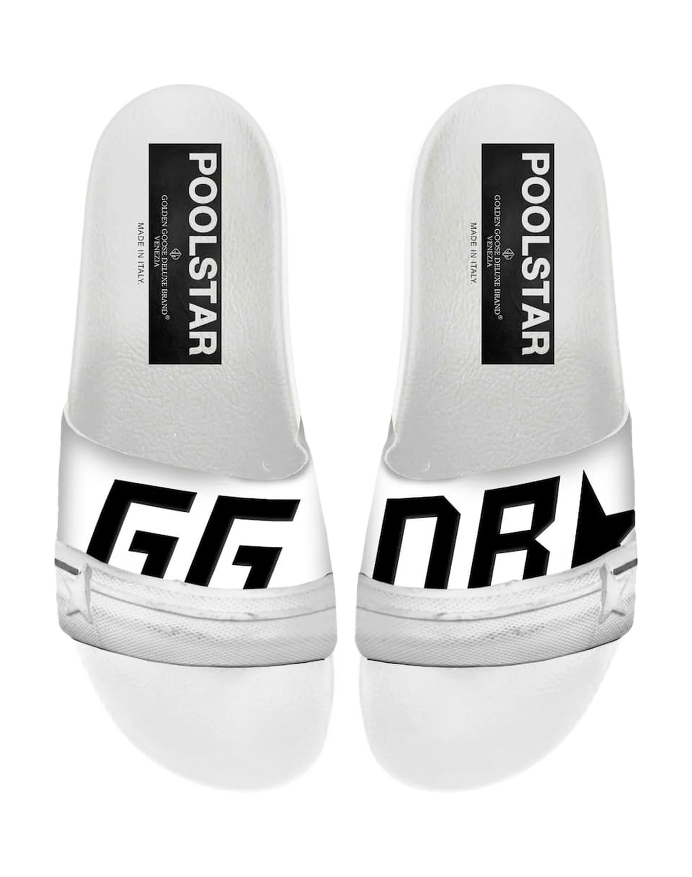 Men | White Poolstars with GGDB Logo - Image 3