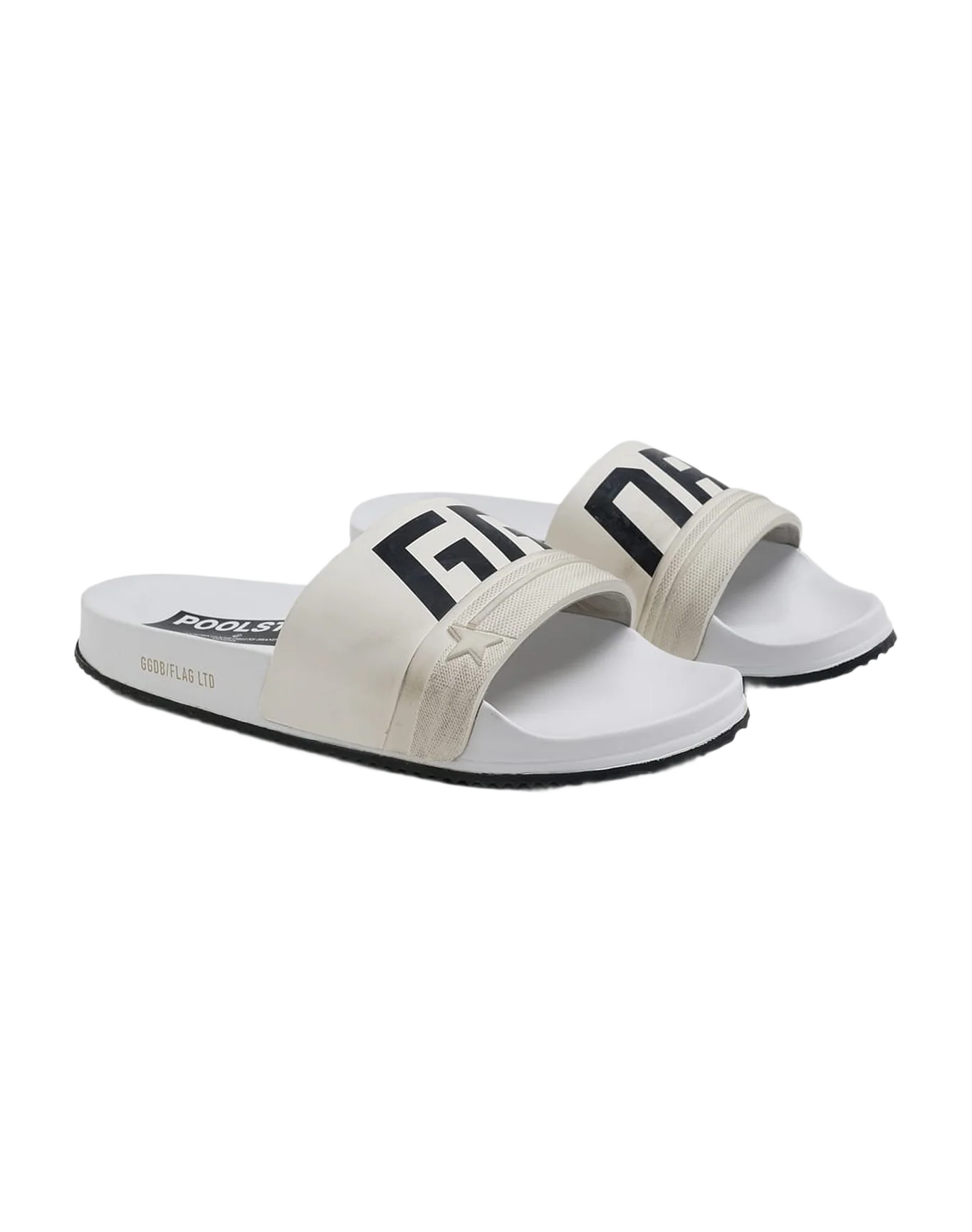 Men | White Poolstars with GGDB Logo - Image 5