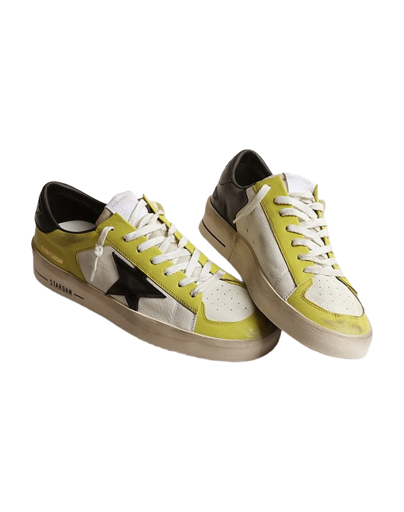 Men | Yellow Stardan with Black Star | Citronelle x White x Black - Image 2